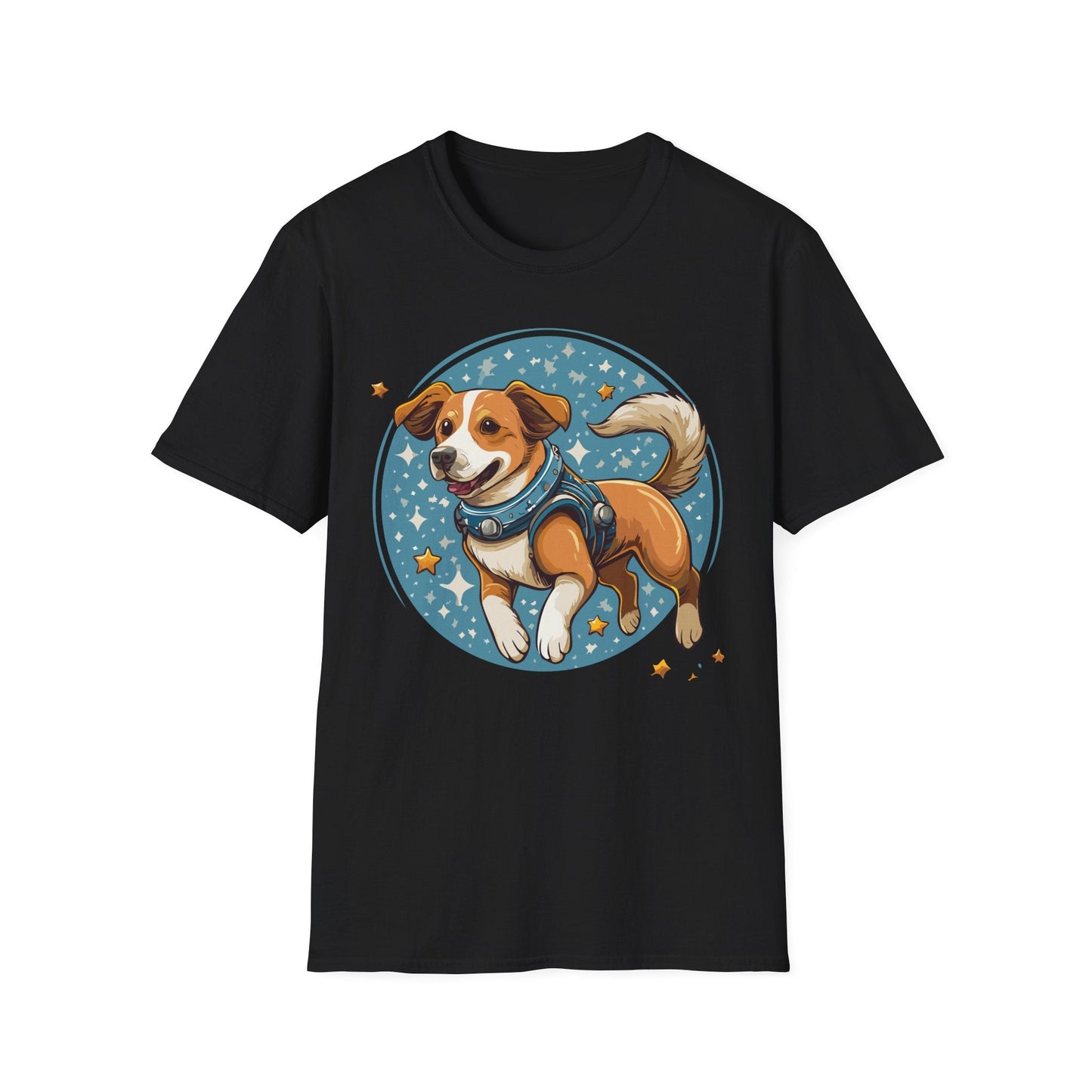Unisex Dog And Animal Print Shirt Gildan Softstyle 64000 Tee