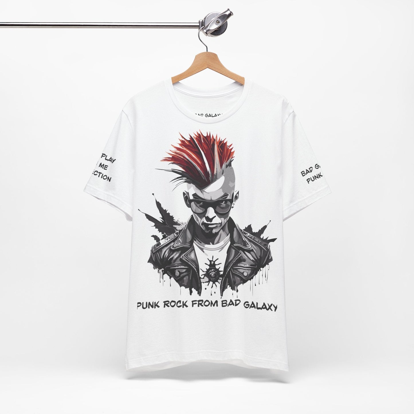 Punk Rock Tee Shirt Made In USA Free Shipping 100 Percent Cotton With Durable Stitching