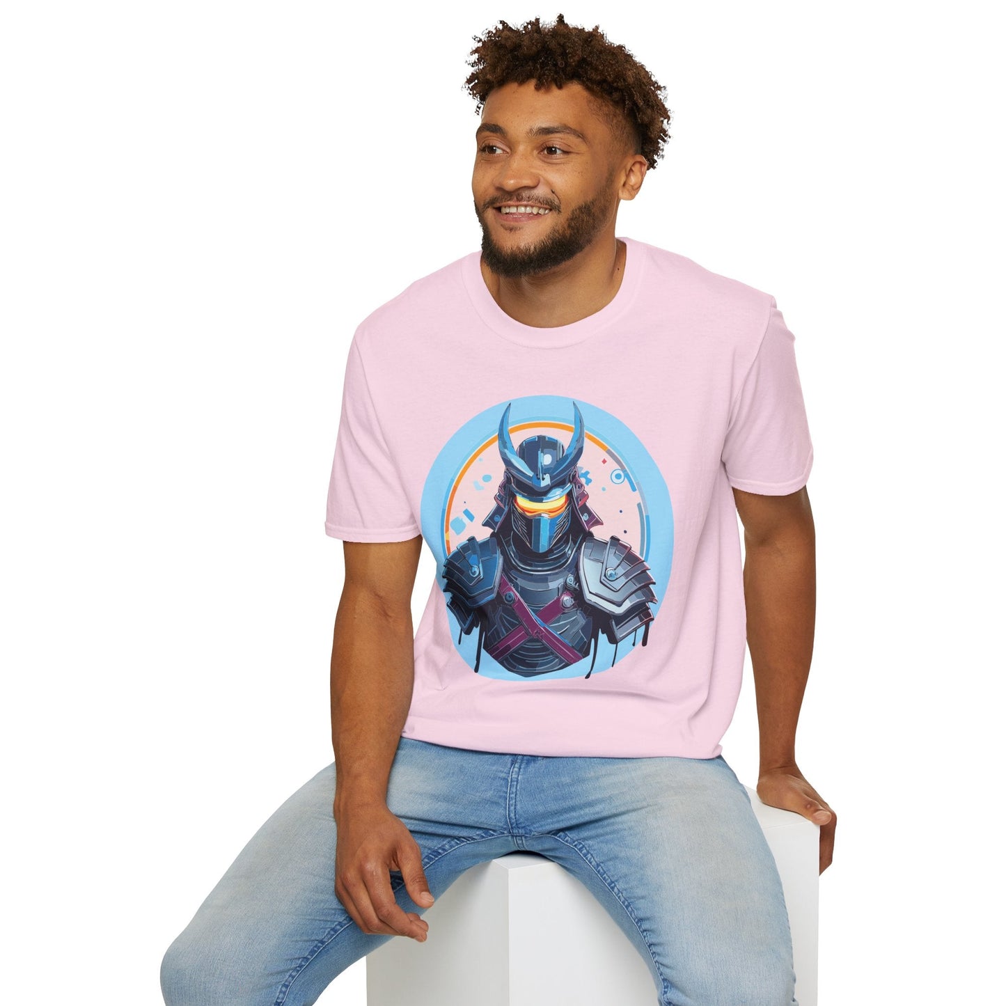 Samurai T Shirt Unisex Softstyle 64000 Tee Lightweight Comfortable 100 Percent Ring Spun Cotton
