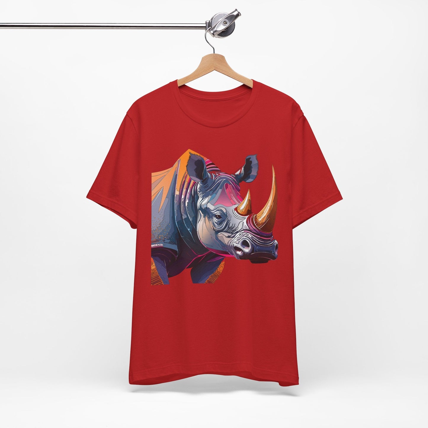 Unisex Animal Print Tee Shirt Featuring Wild Animals Art Design For Everyday Wear