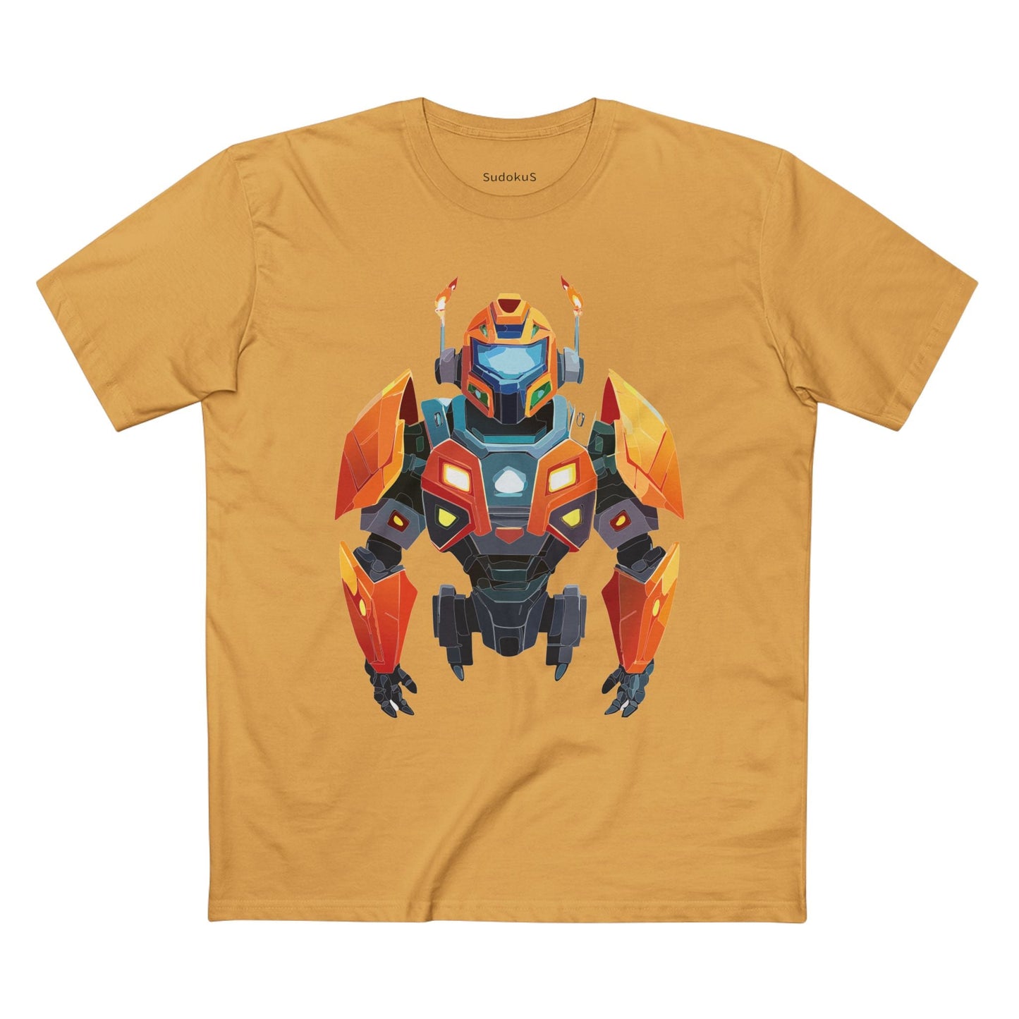 Cyborg Robot Graphic Unisex 100 Cotton Staple Tee 2