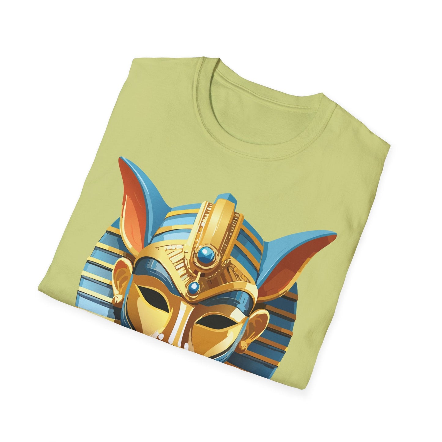 Mask Tee Shirt Unisex Softstyle Cotton Tee With Masquerade Art Design Gildan Softstyle