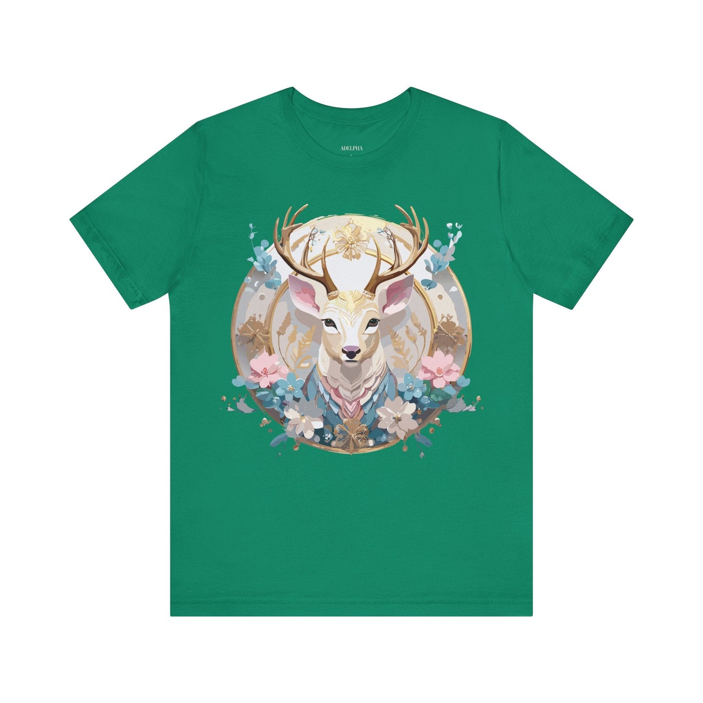 Adelpha Medallion Graphic Tee Unisex Short Sleeve Vintage Inspired Premium Art Design