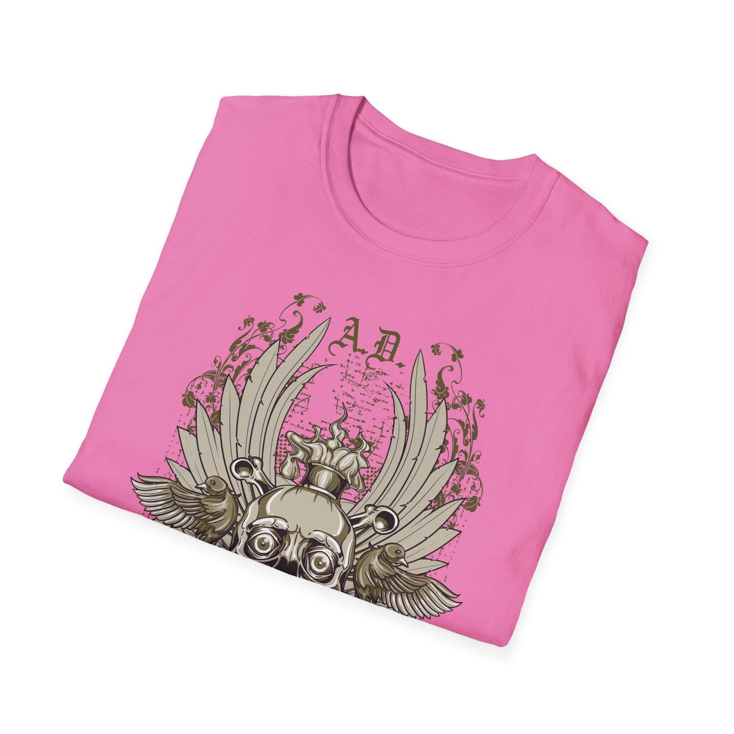 Unisex Art Design T Shirt With Graphic Artwork Softstyle Gildan 64000 Tee Premium Cotton