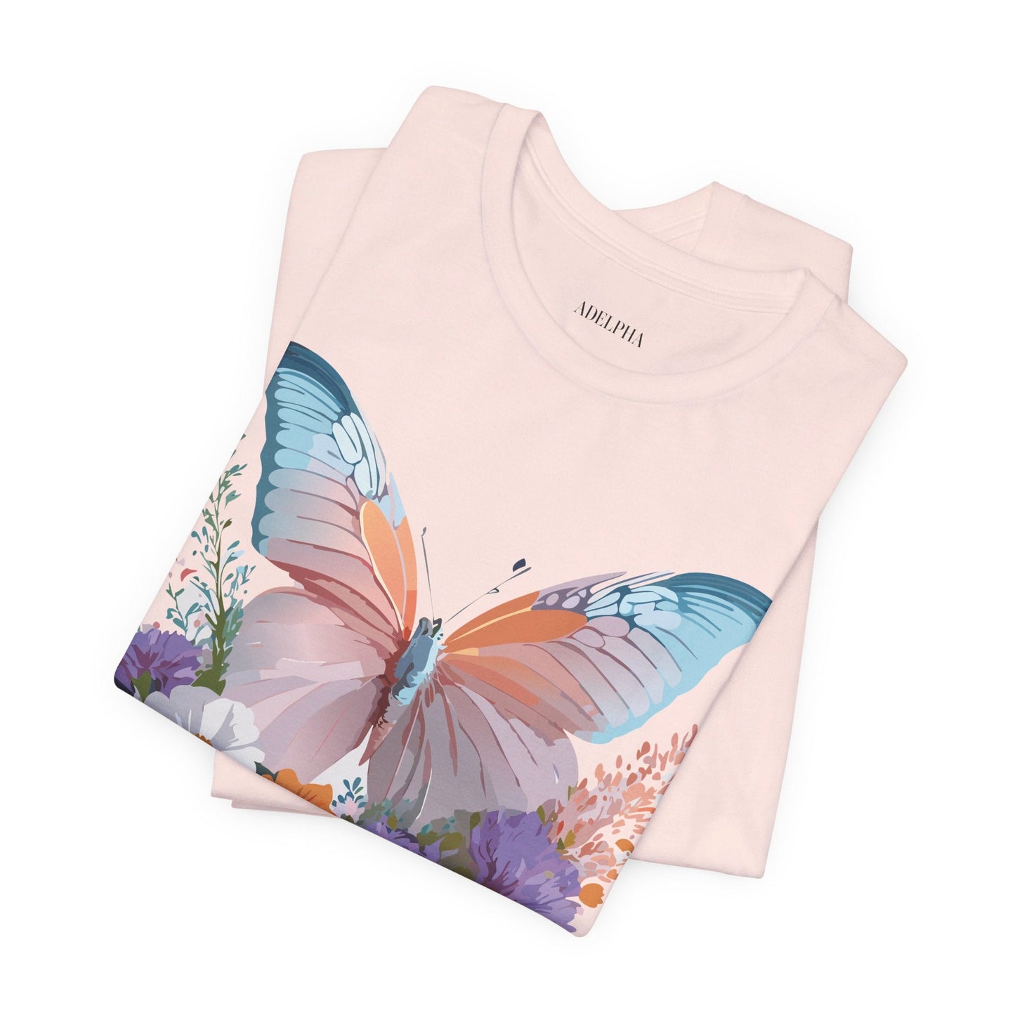 Butterfly Graphic Tee Unisex Jersey Short Sleeve Adelpha Art Design