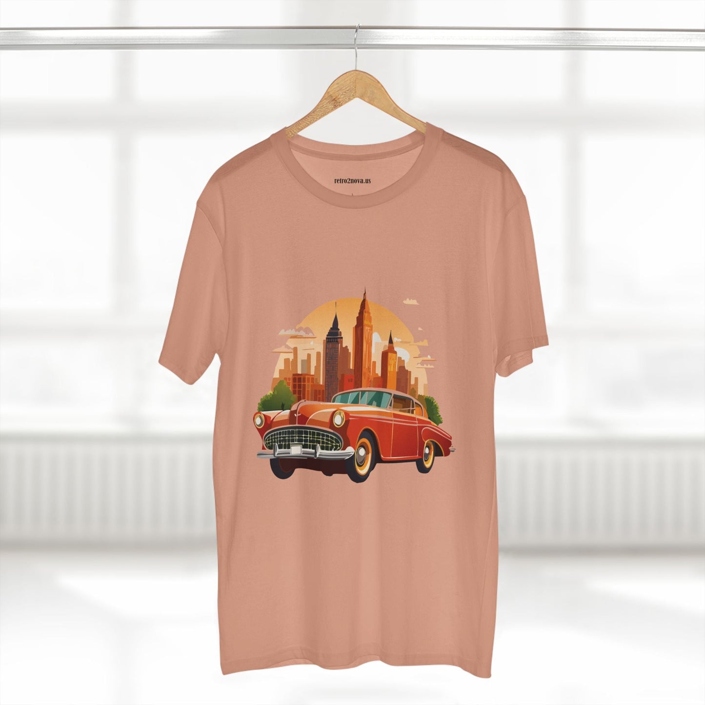 Retro Car Shirts Vintage Car Shirts RC1 Unisex Premium Cotton Tee With Original Art Design
