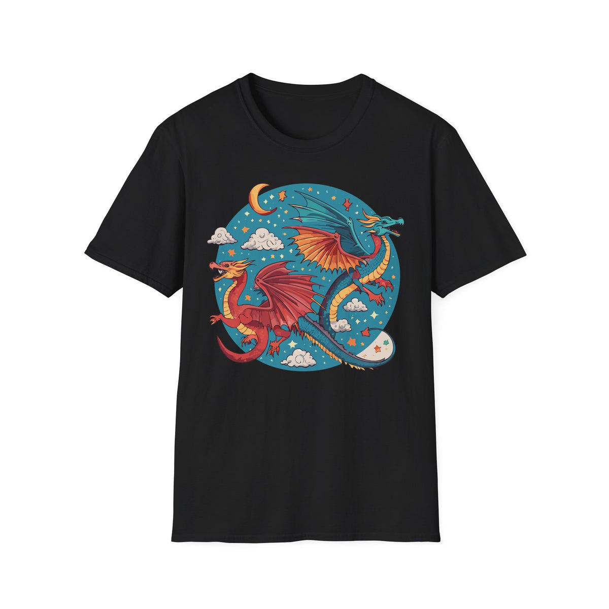 Dragon Graphic Tee Gildan Unisex 100 Cotton Tee Shirt with Animal a30