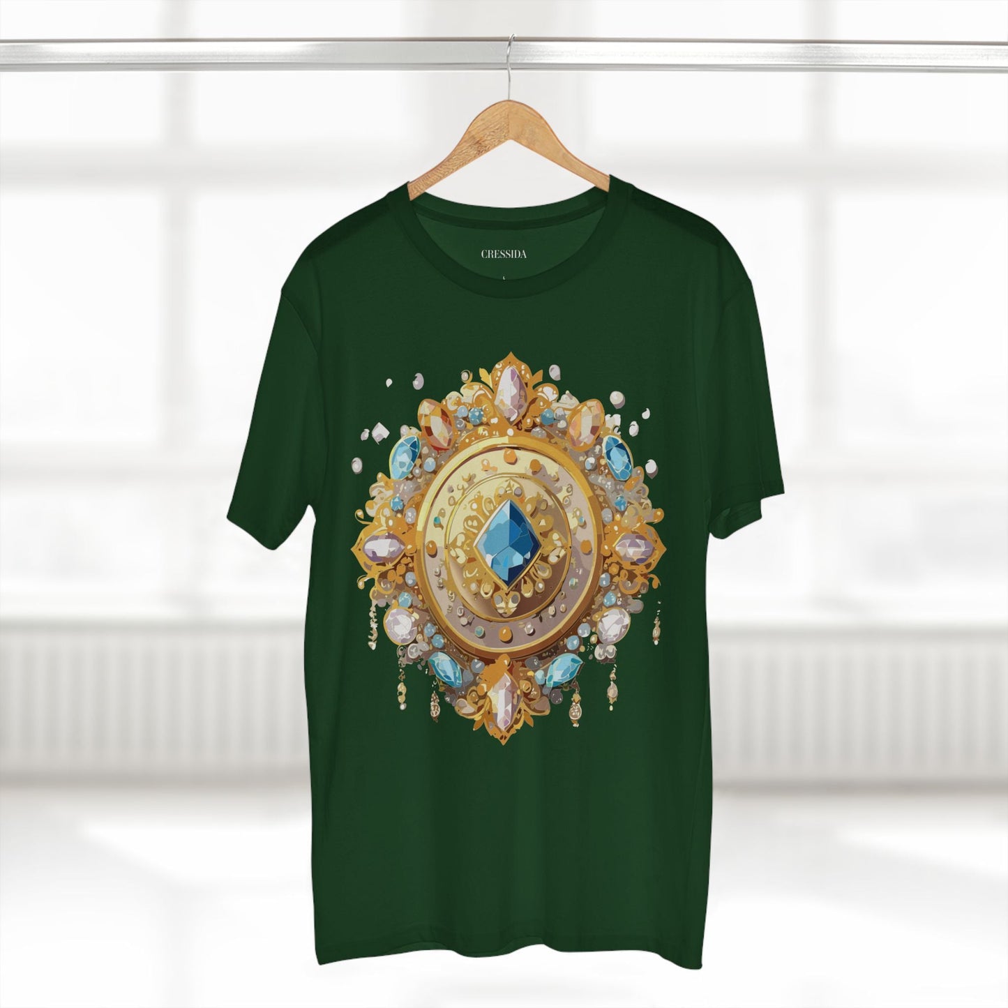 Medallion Graphic T-Shirt Unisex 100 Cotton With Gold Art Design Medal Tee 23