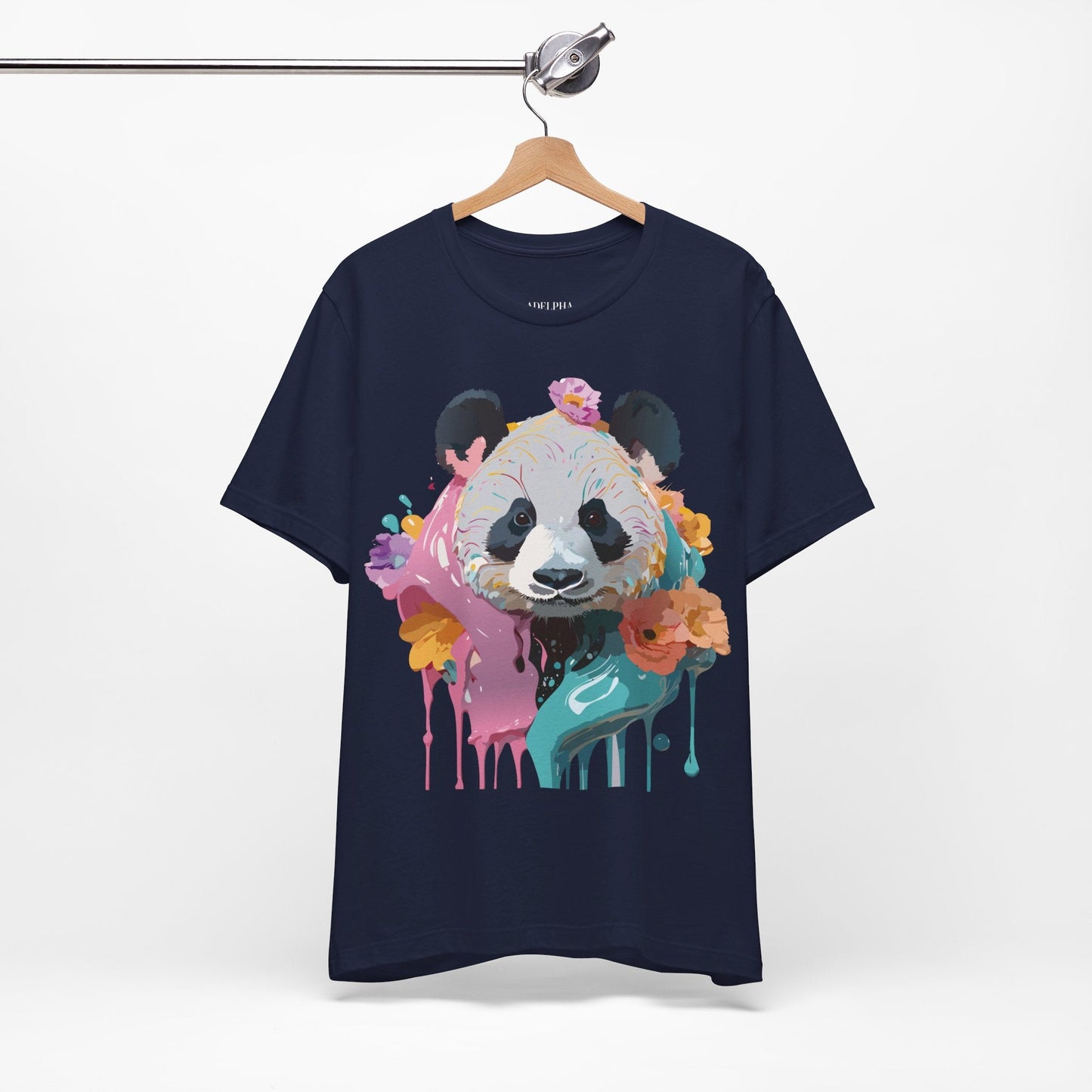 Panda Graphic Tee From Adelpha Unisex Jersey Short Sleeve Vintage Inspired Shirt