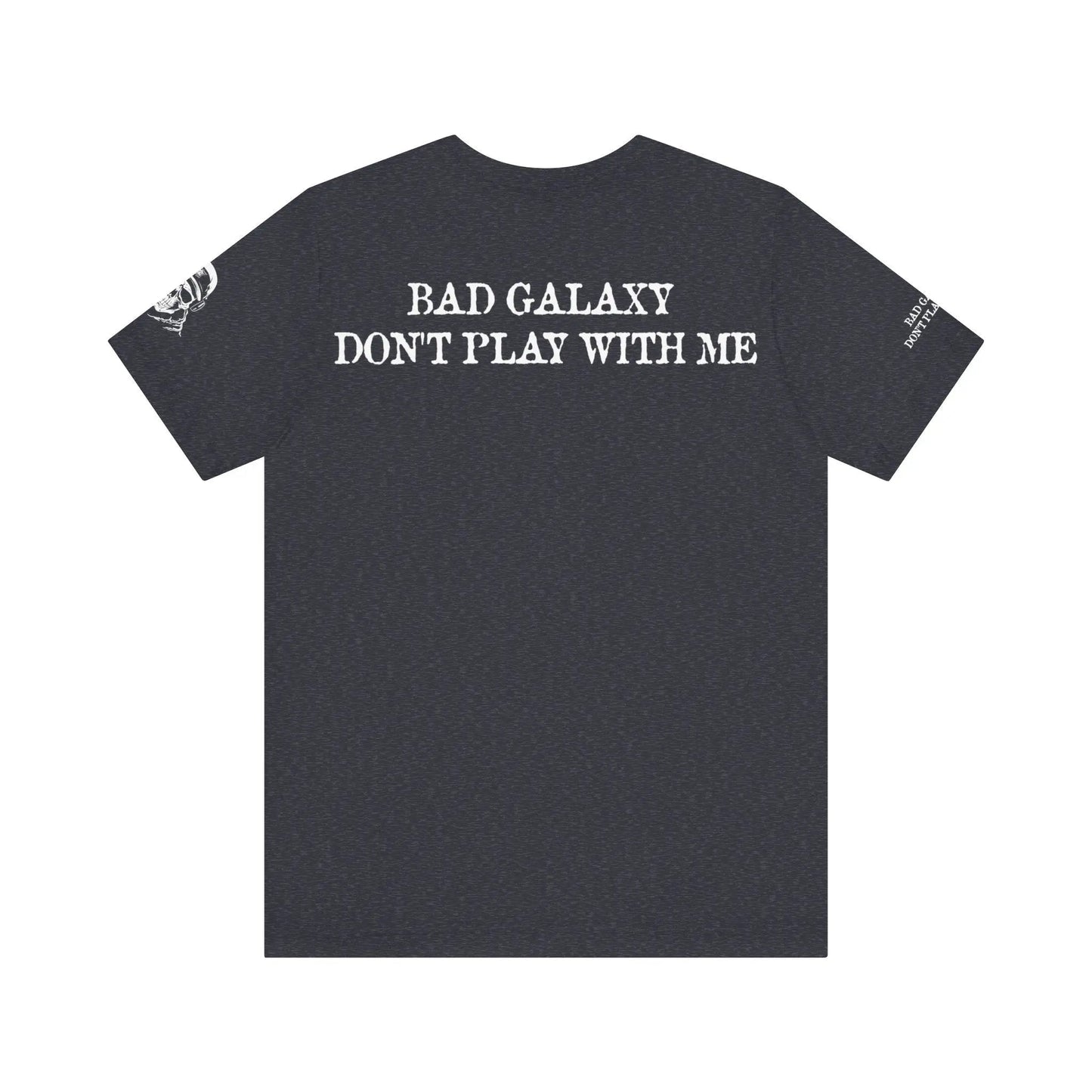 Bad Galaxy Skull T Shirt Made To Order 100 Percent Cotton Eco Friendly Inks USA Designed