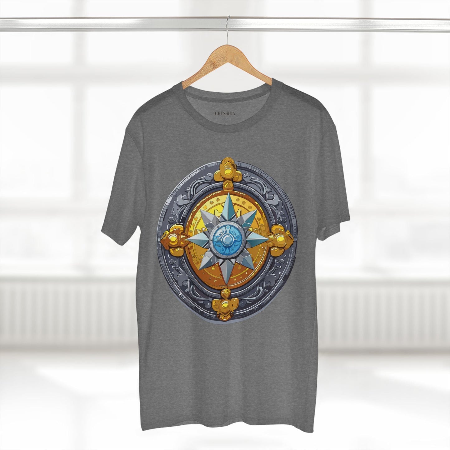 Antique Gold Coin Graphic Design T-Shirt Unisex 100 Cotton With Golden Print Artwork Tee 1
