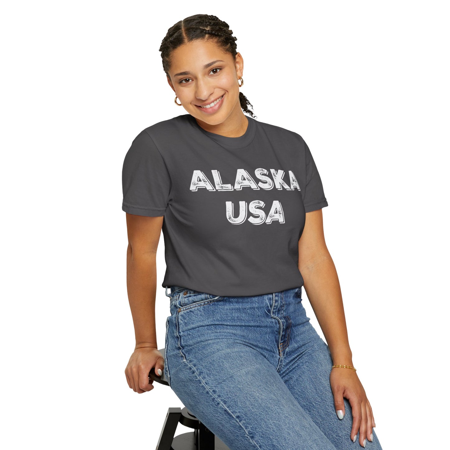 Alaska USA Graphic Unisex 100 Cotton T-Shirt c3