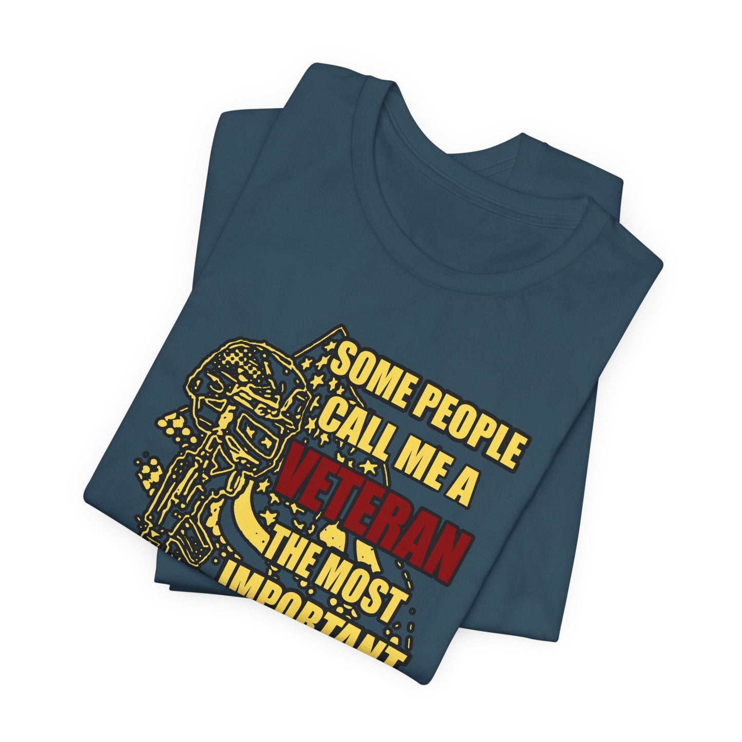 Army Veteran Patriotic Graphic Design Unisex Cotton T-Shirt v58
