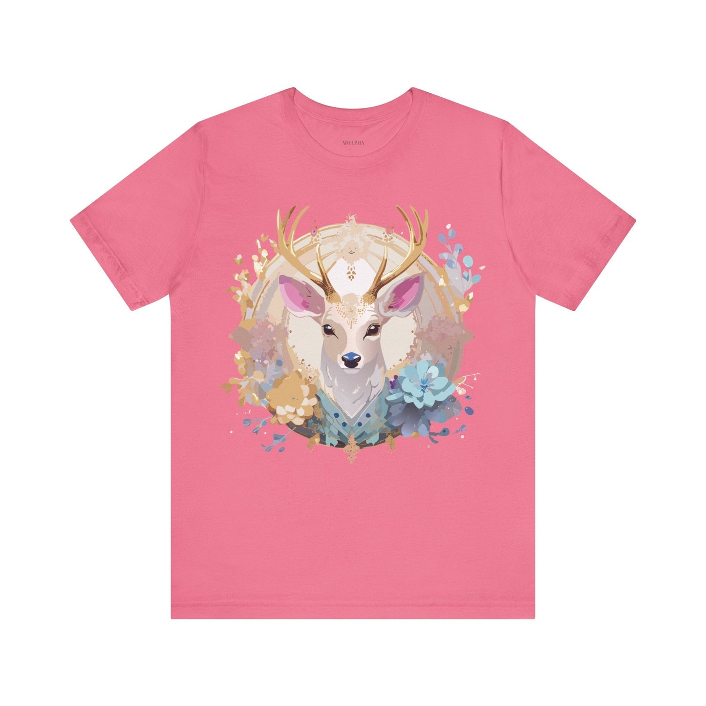 Medallion Graphic Unisex 100 Cotton Vintage Animal Medal Artwork Tee 68