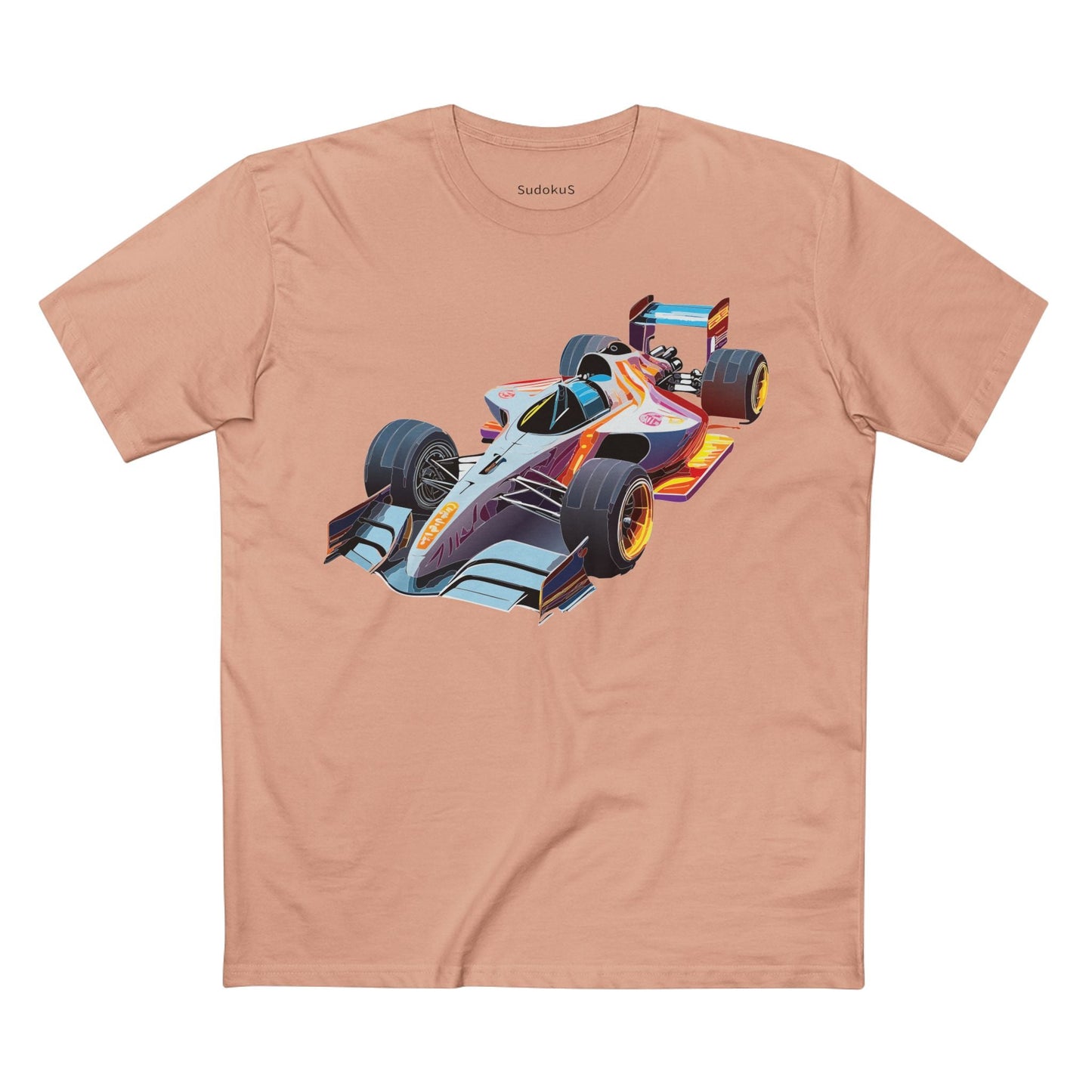 Car Graphic Unisex 100 Cotton Staple Tee 11