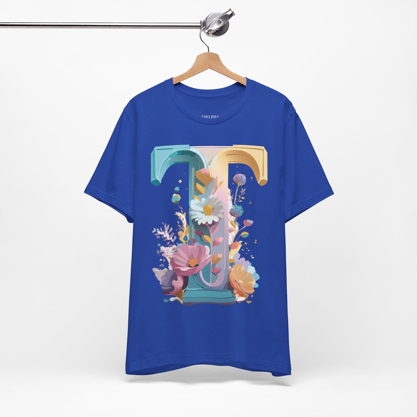 Unisex Graphic T Shirt Letter Shirt Adelpha Vintage Inspired Art Tee Short Sleeve
