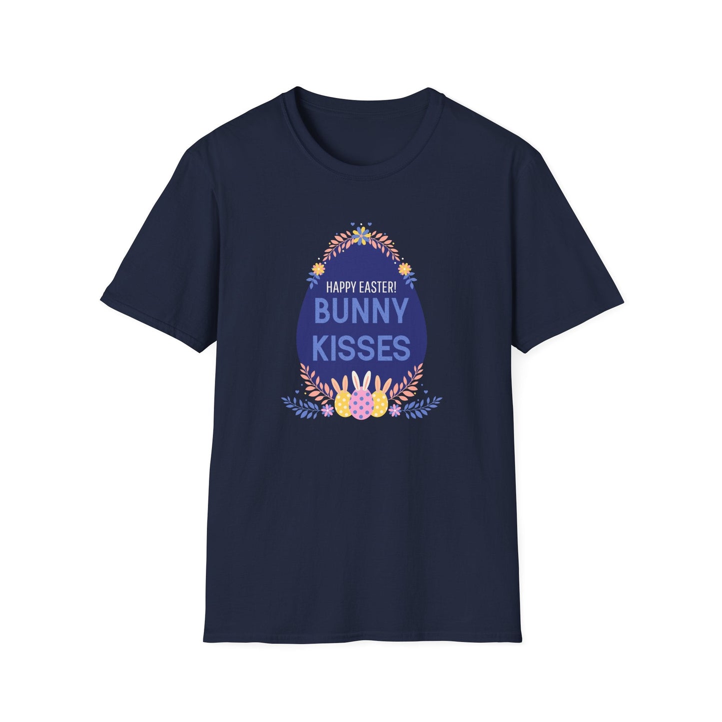 Easter Bunny Kisses T Shirt Unisex Gildan Softstyle Tee With Easter Signature Prints Design