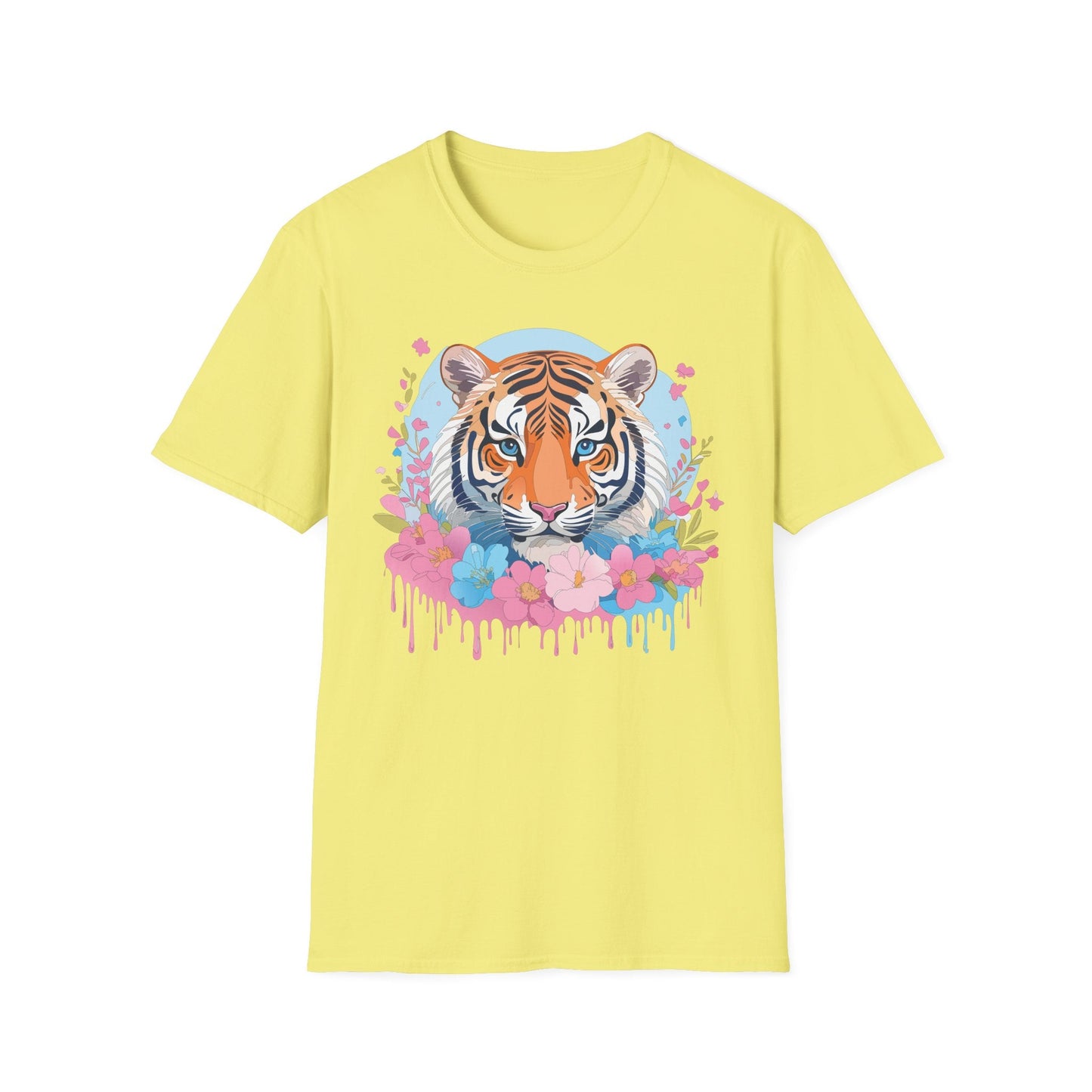 Tiger Shirt Unisex Softstyle T Shirt Gildan 64000 Animal Tee
