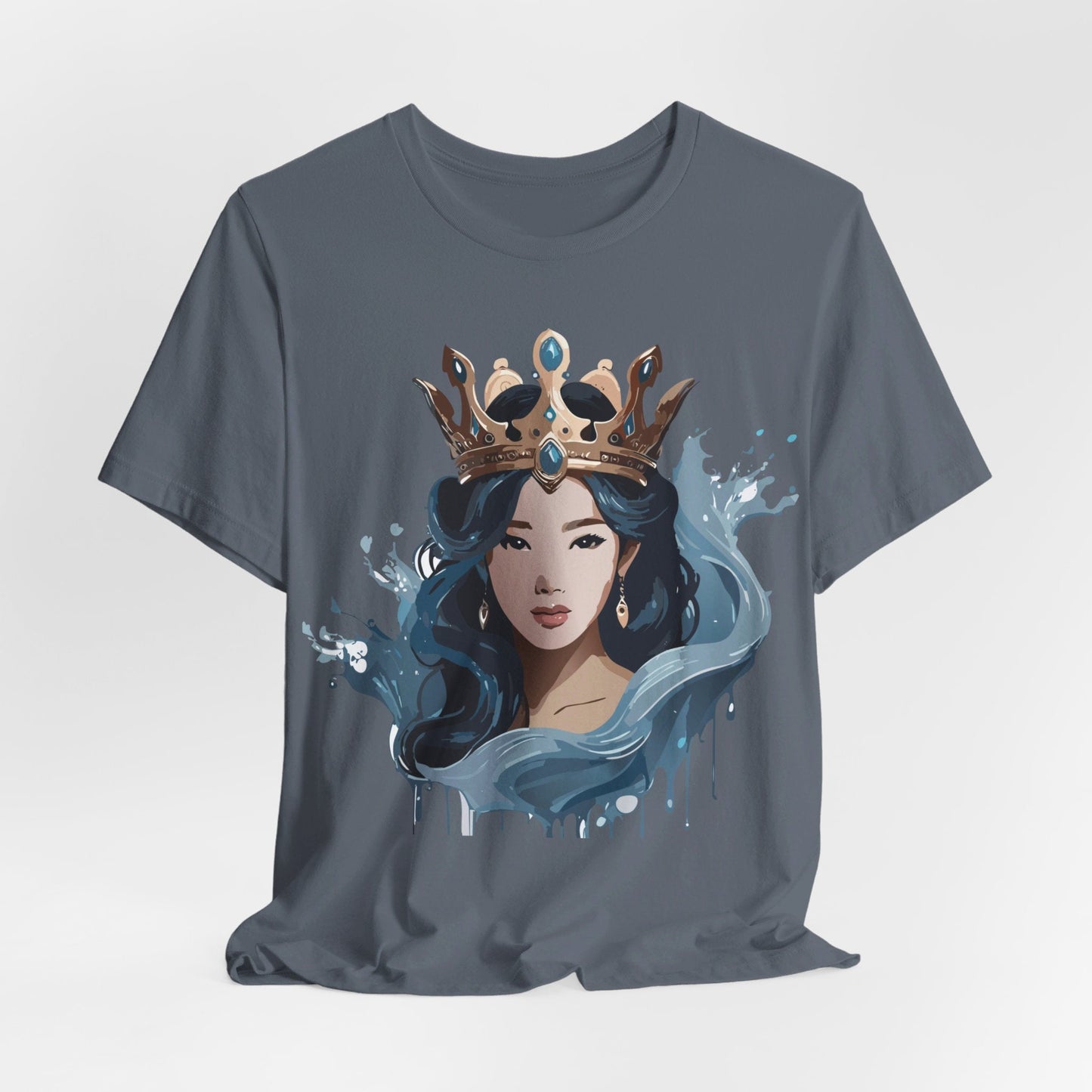 Queen Graphic Tee Unisex Vintage Inspired Art Design Shirt By Adelpha Jersey Short Sleeve