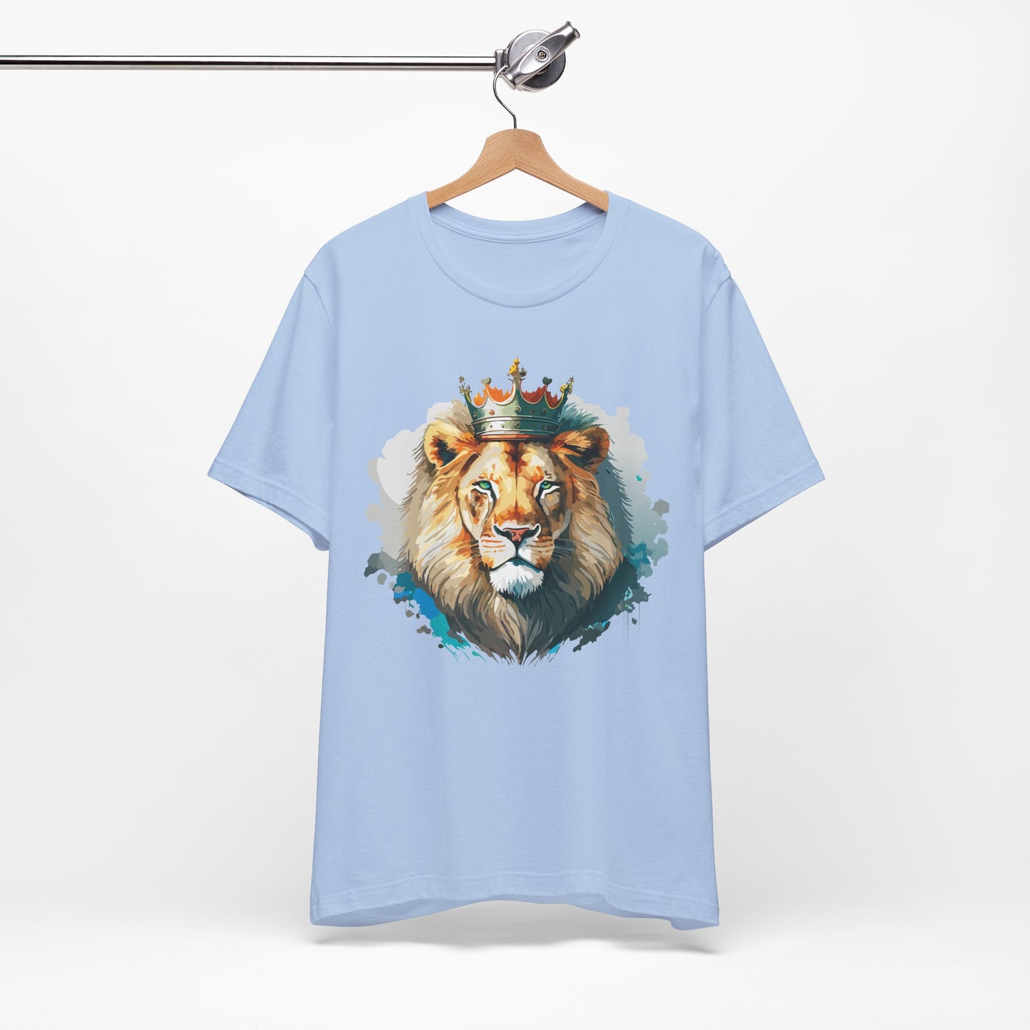 Lion Shirt, Animal Shirt, T-Shirt with Lion, Art Design Tee, Animal Tees, Safari T-Shirt, Crown Tee 13