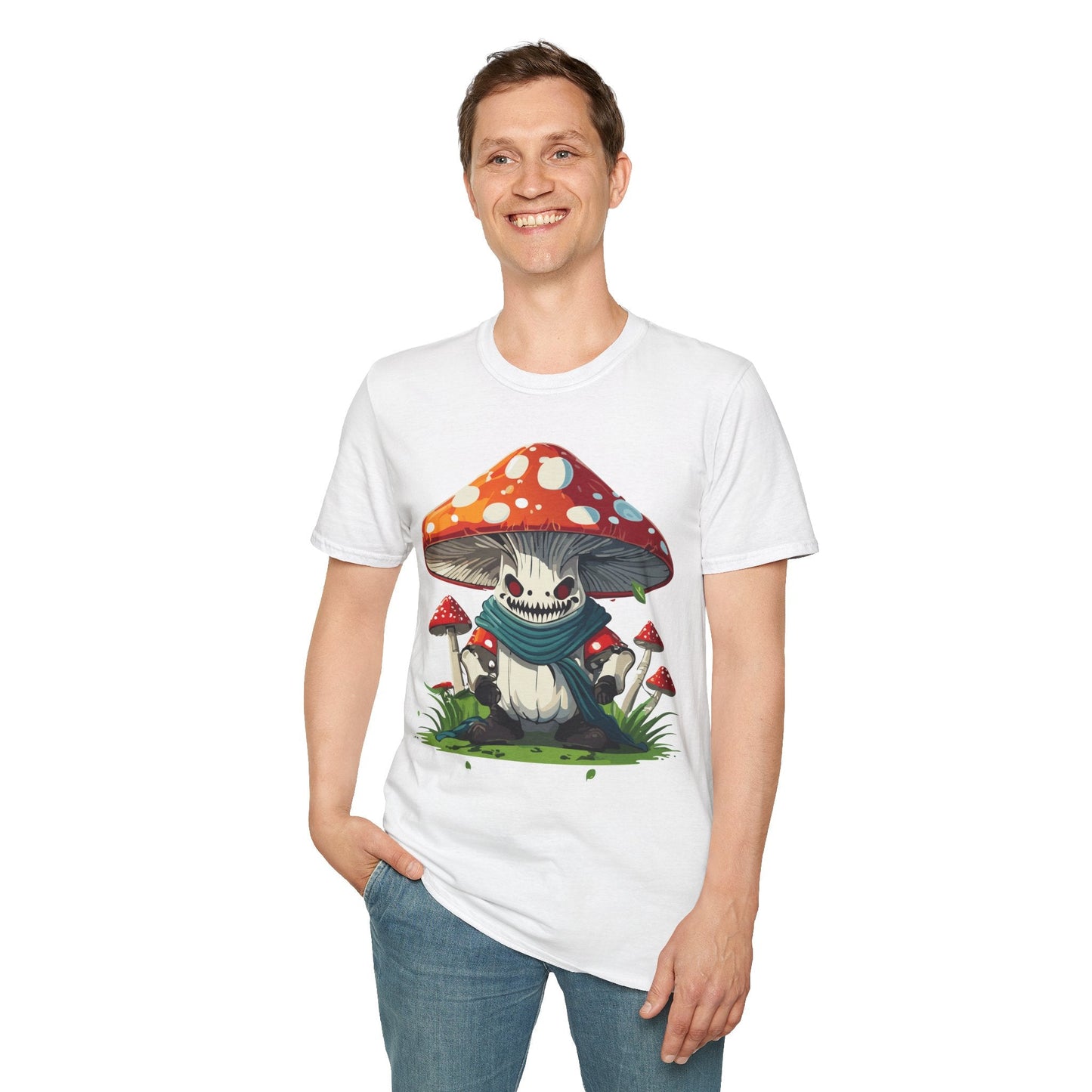 Unisex Mashroom T Shirt Funny Fungus Inspired Design Gildan Softstyle 64000 Tee Shirt