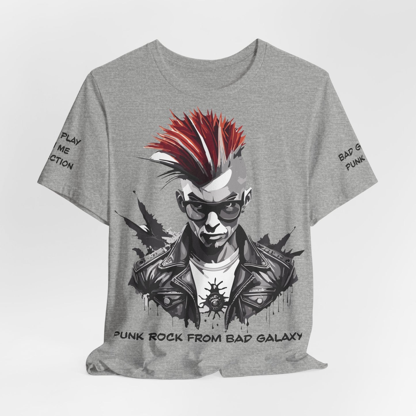 Punk Rock Tee Shirt Made In USA Free Shipping 100 Percent Cotton With Durable Stitching