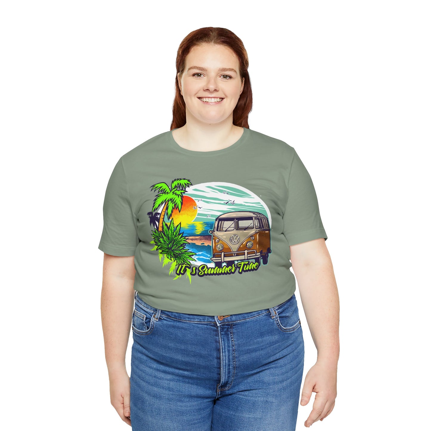 Old Bus Retro Poster Graphic Design Tee, Old Bus Shirt, Vintage Tees, Art Design T-Shirt, Graphic Tee, Retro Art Shirts