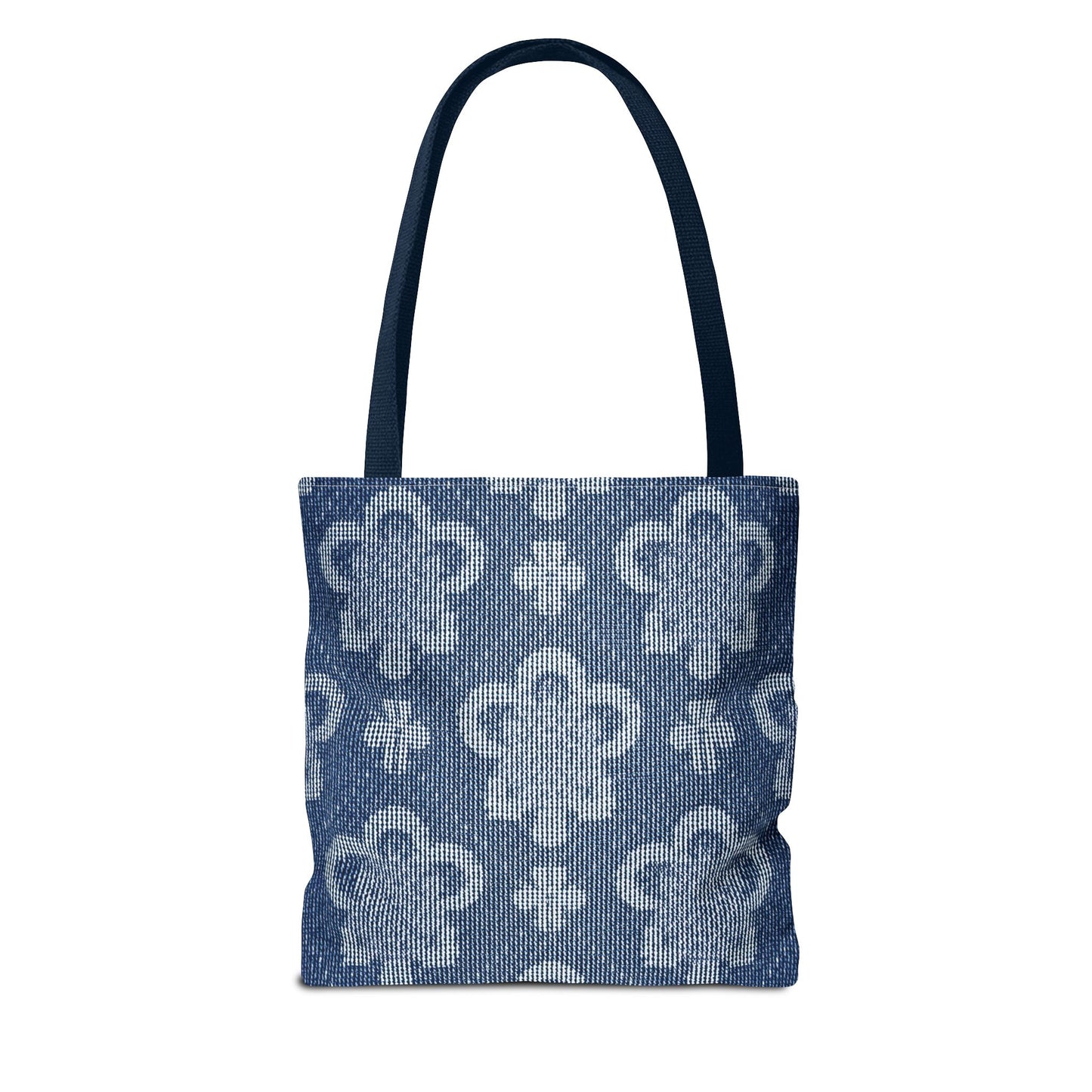 Denim Fabric Imitation Print Unisex Canvas Bag Poly Spun 3 Sizes Tote Bag 108