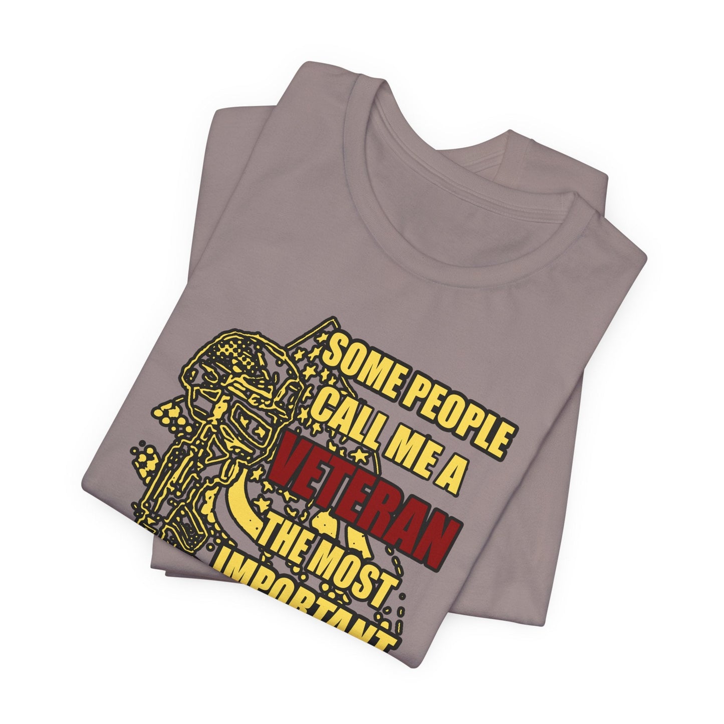 Army Veteran Patriotic Graphic Design Unisex Cotton T-Shirt v58