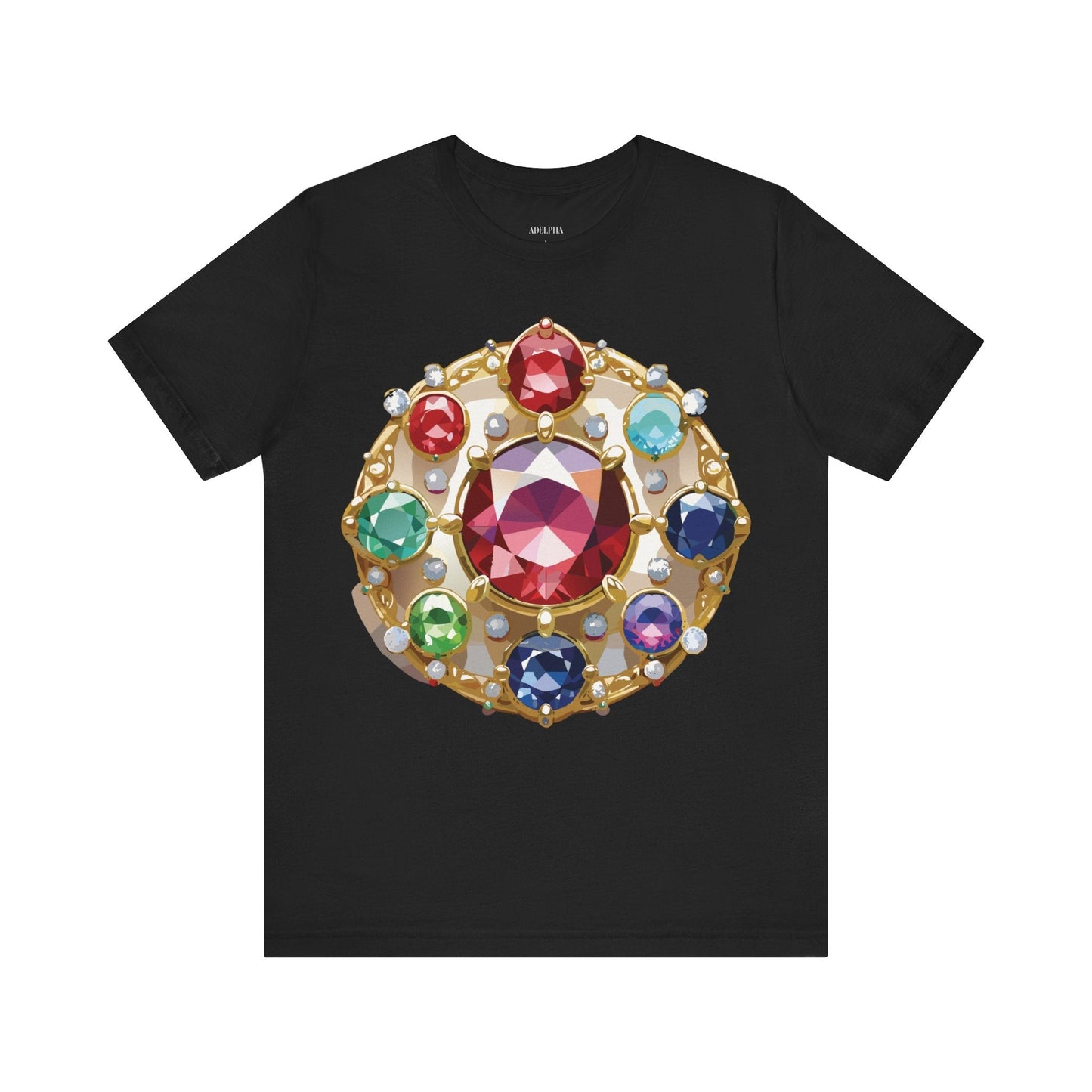Adelpha Graphic T Shirt Unisex Vintage Artwork Tee Jewelry Design Short Sleeve Art Print