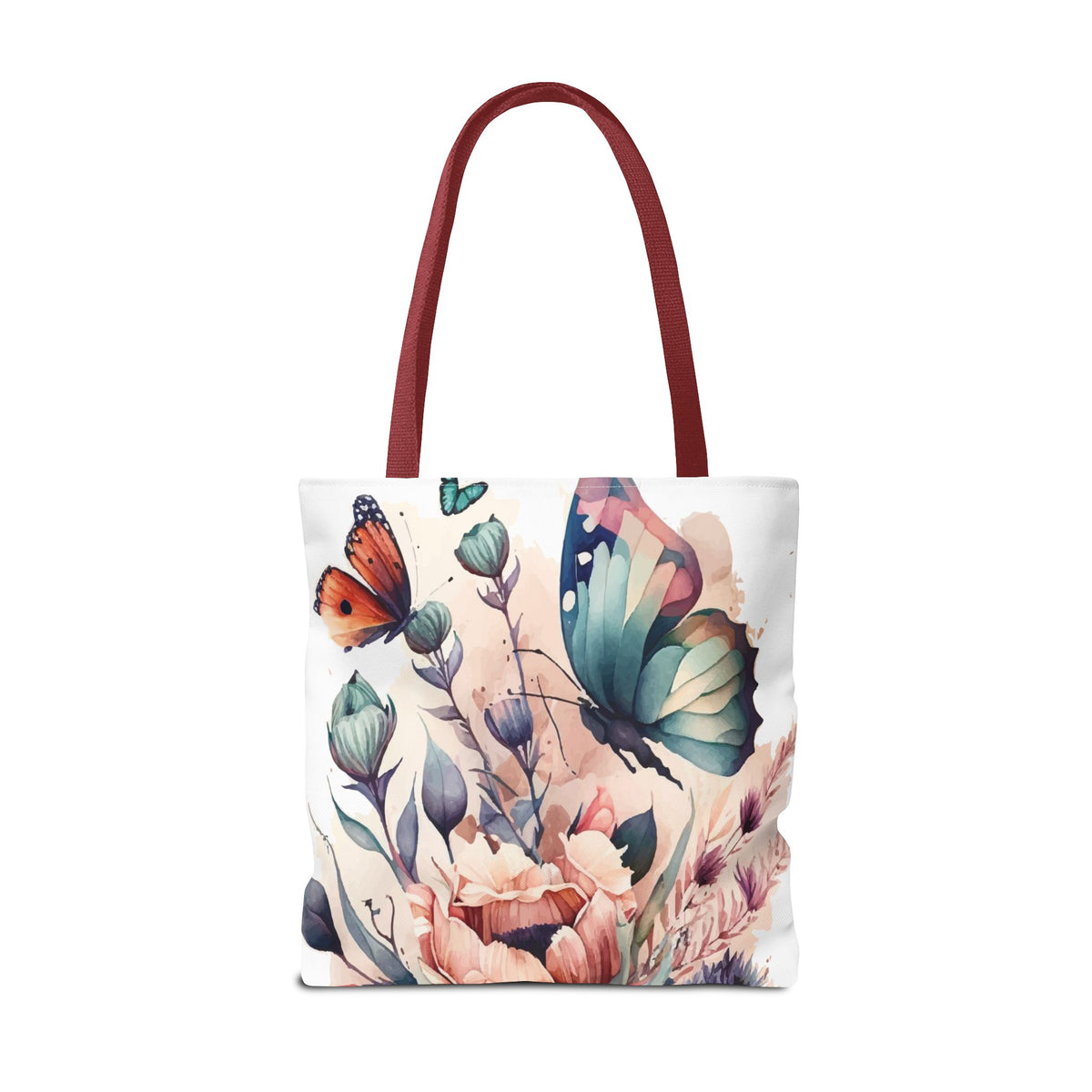 Bolsa con estampado de mariposas 