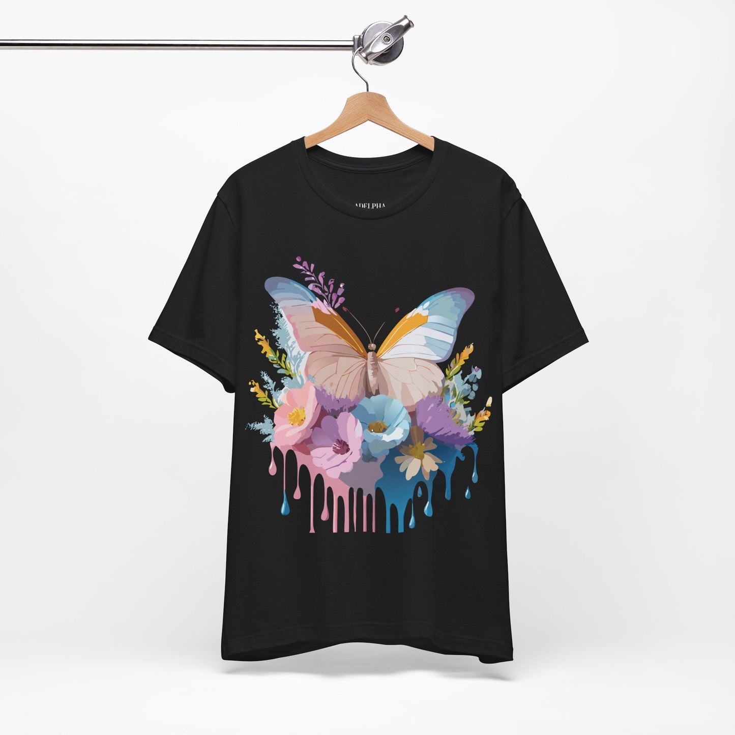 Butterfly Graphic T Shirt Unisex Adelpha Vintage Art Design Tee