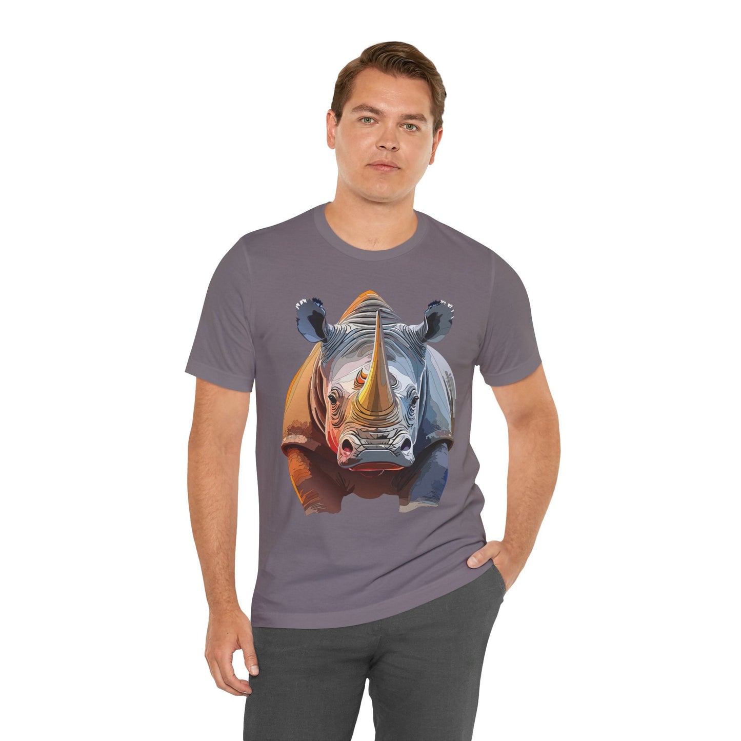 Unisex Animal Graphic Tee Shirt With Art Design Wild Animals Shirt Gildan Softstyle Cotton