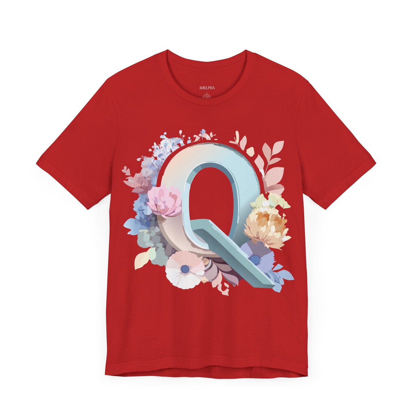 Letter Q Shirt Unisex Graphic Tee With Vintage Inspired Artwork By Adelpha Premium Quality