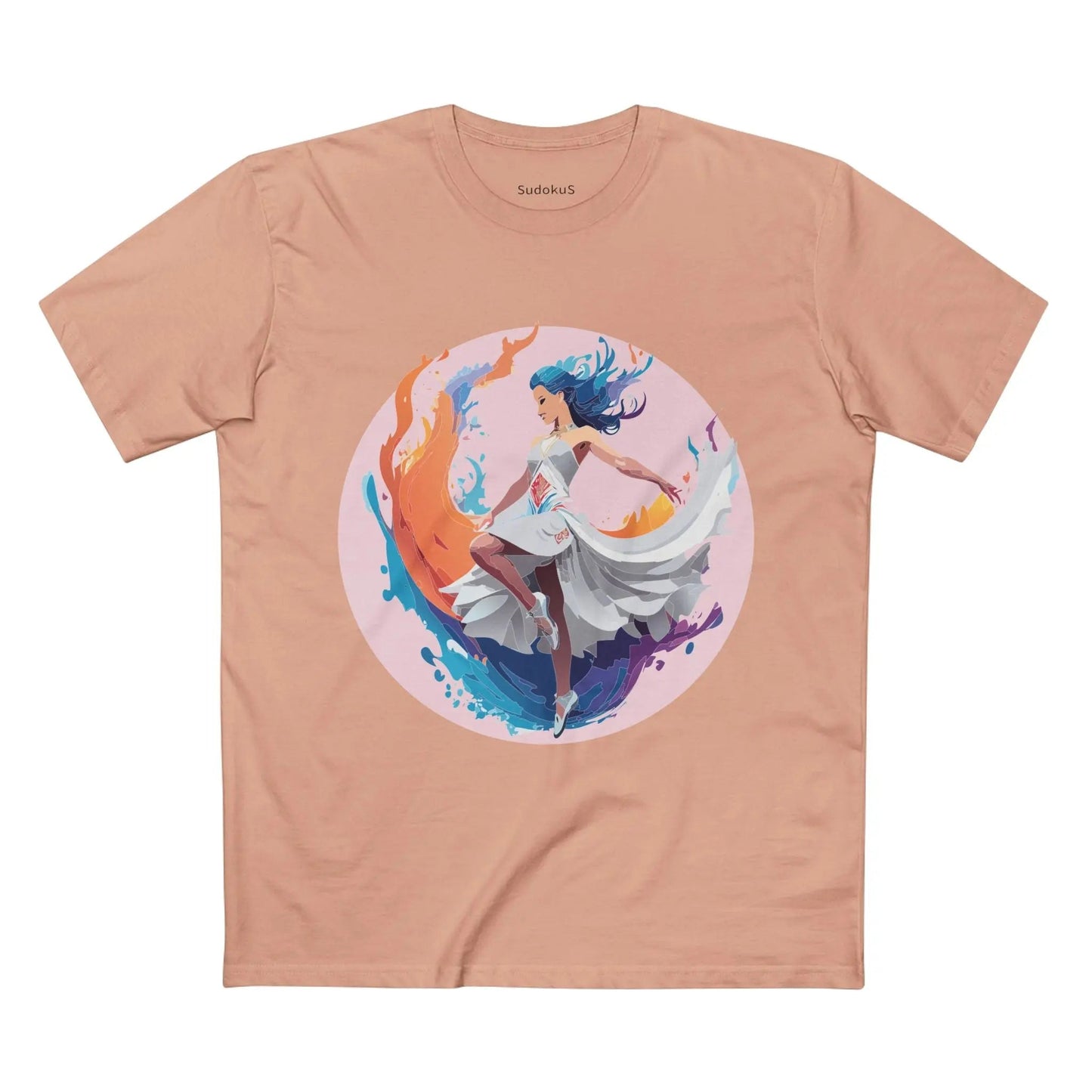 Dancer Graphic Unisex 100 Cotton Staple Tee 2