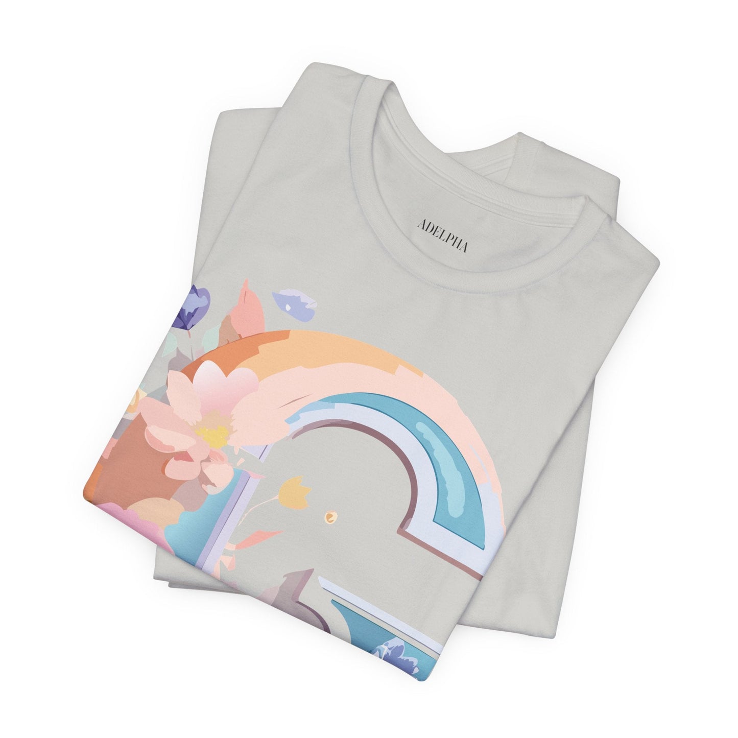 Letter G Graphic Tee Unisex Short Sleeve T Shirt by Adelpha Vintage Inspired Artwork