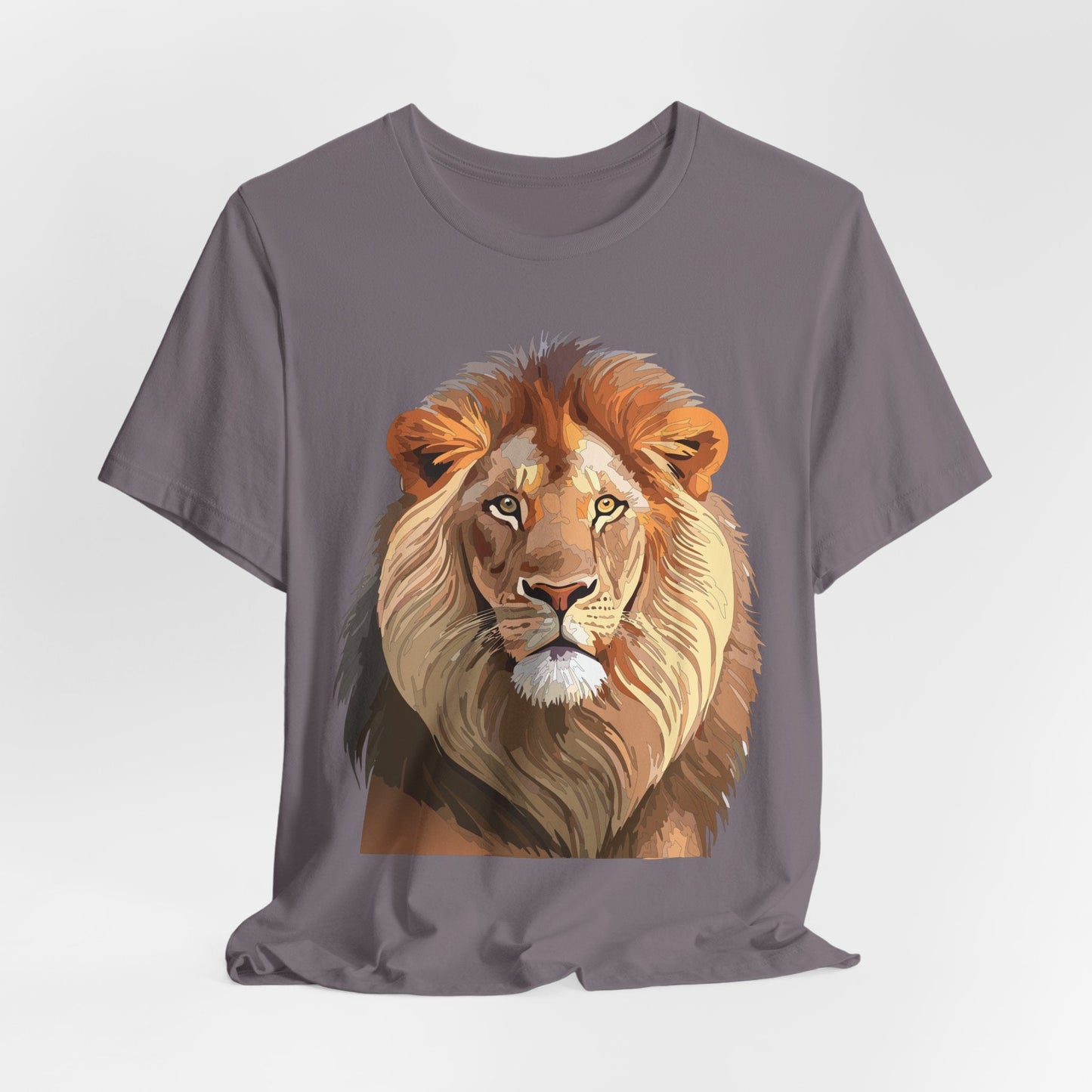 Unisex Animal Graphic Tee Shirt With Wild Animals Art Design For Everyday Wear Casual