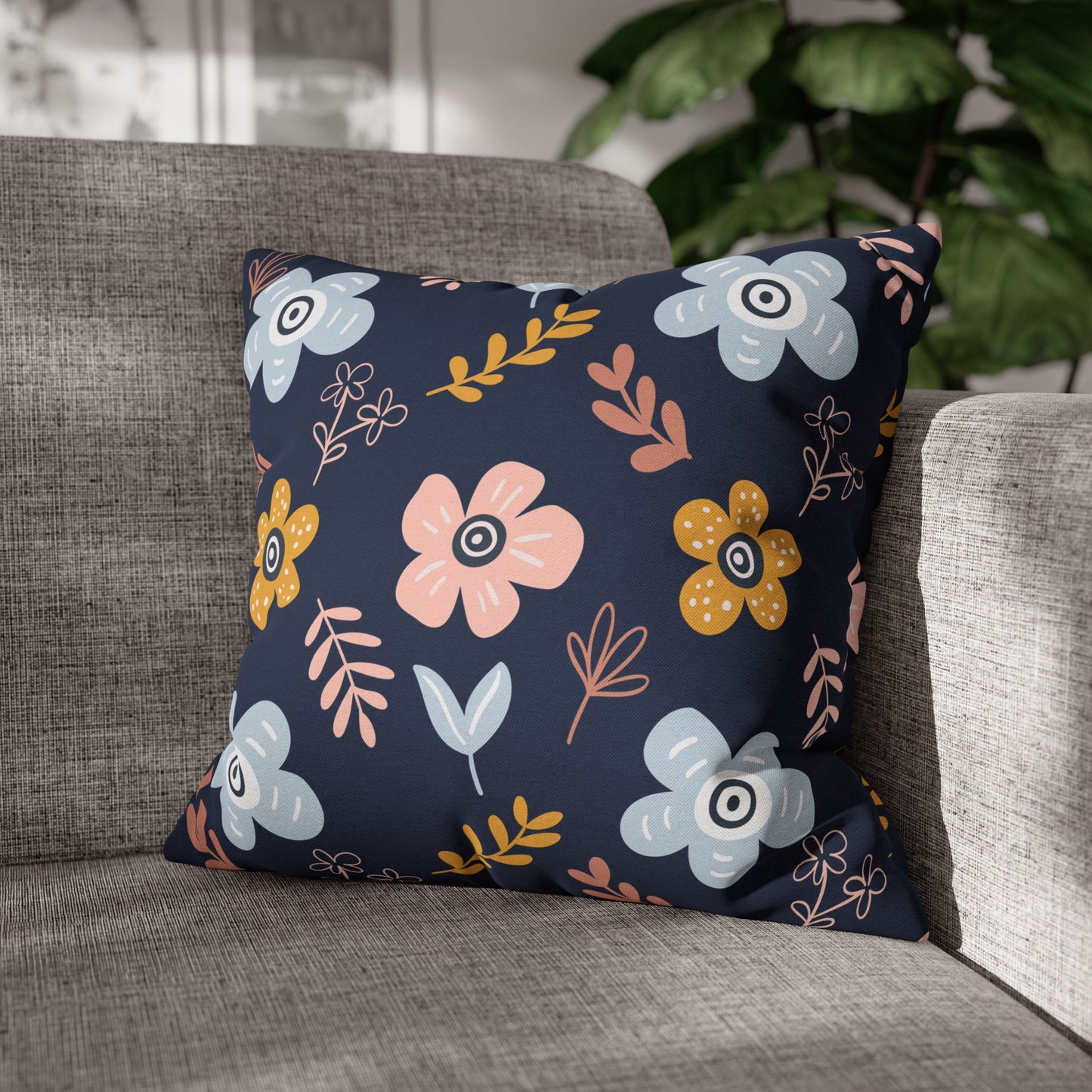 Floral Poly Pillowcase