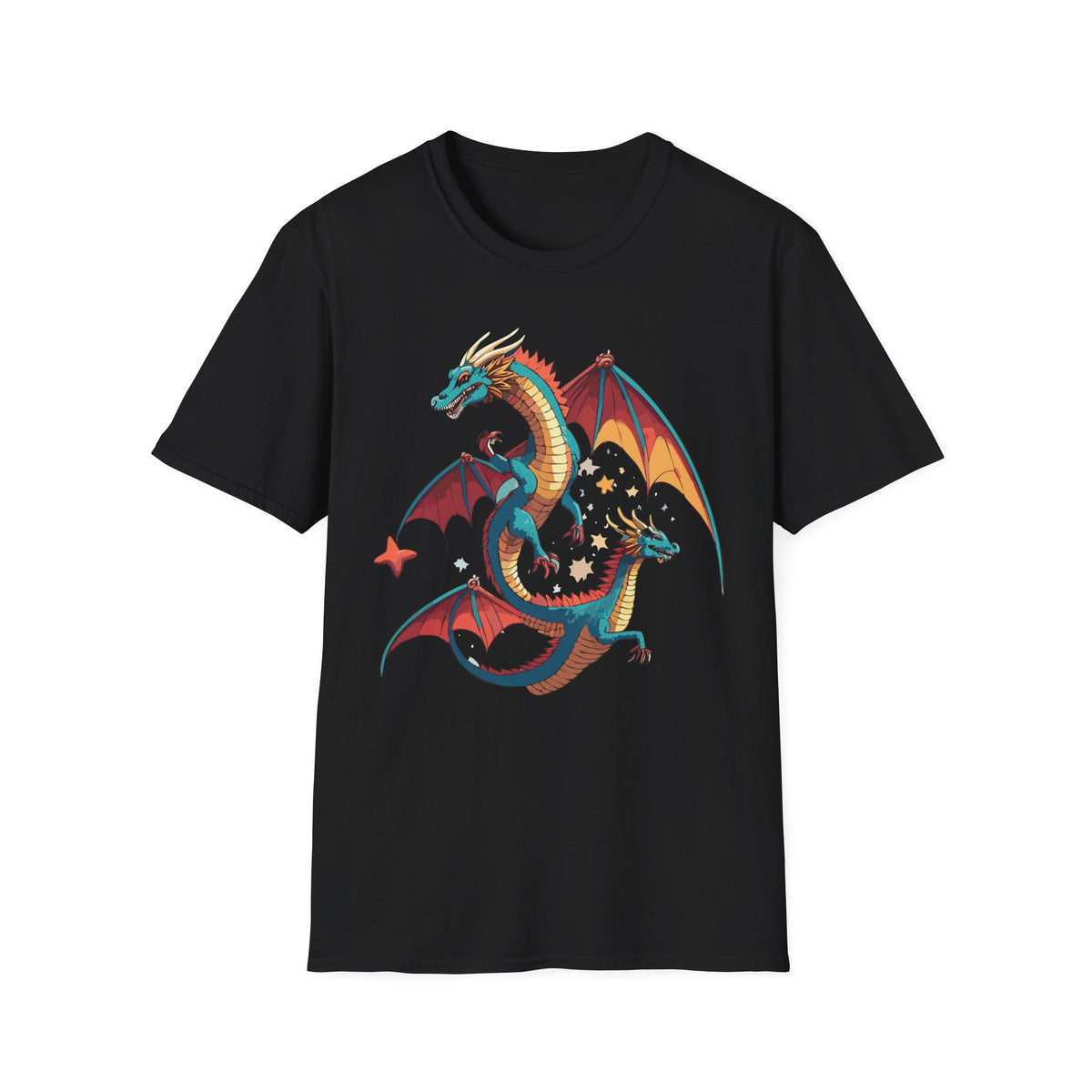 Dragon Graphic Tee Gildan Unisex 100 Cotton Tee Shirt with Animal a38