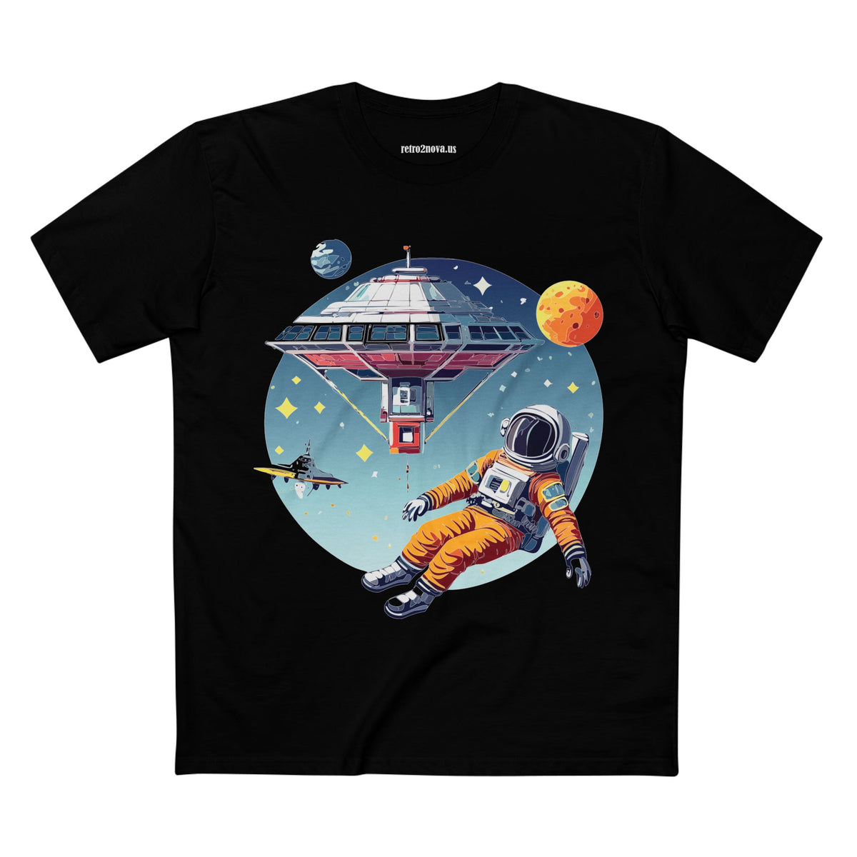 Cosmos Astronaut Graphic Tee Staple Unisex 100 Cotton Tee Shirt - CS-16