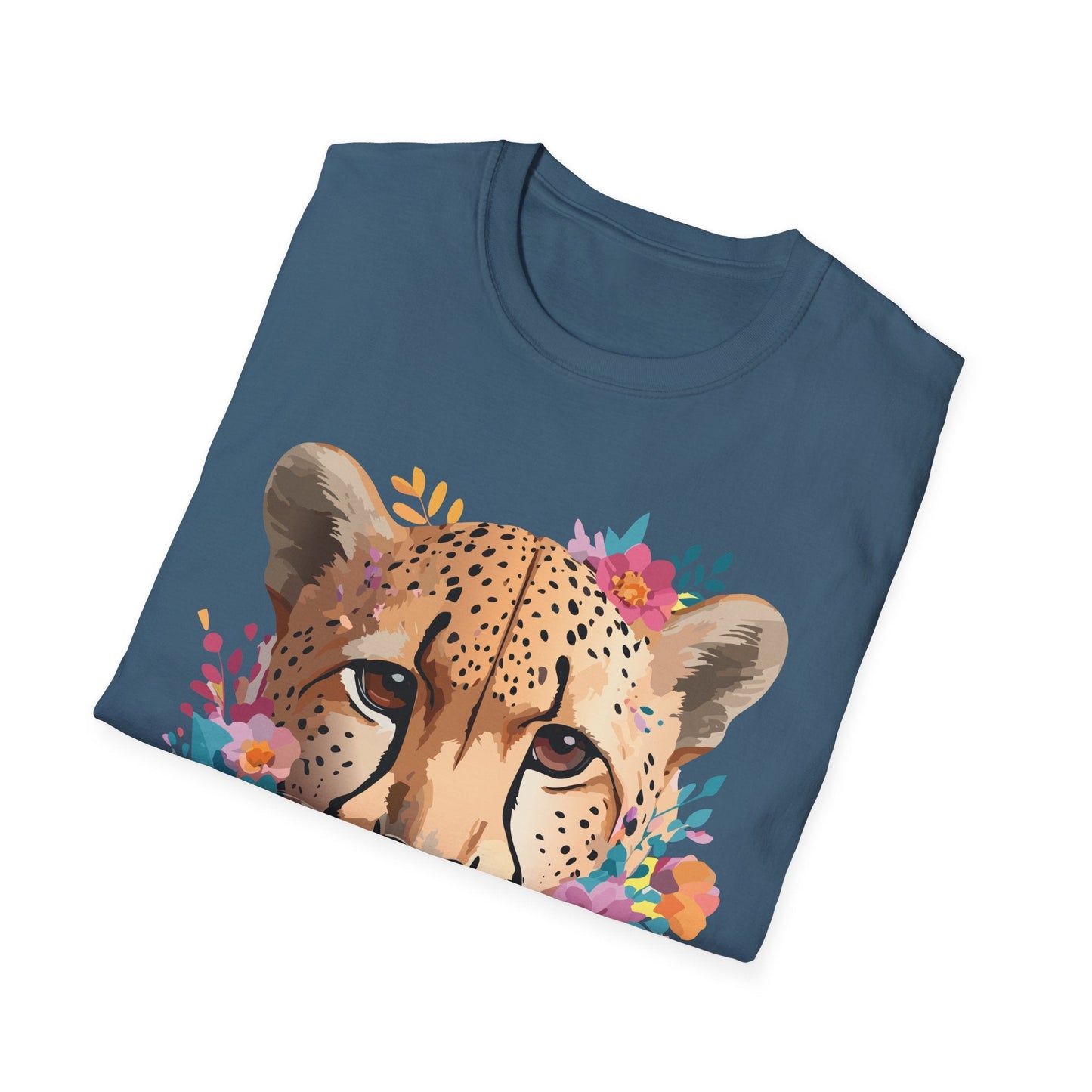 Cheetah Print Unisex Softstyle Tee Gildan 64000 Cotton Short Sleeve Shirt