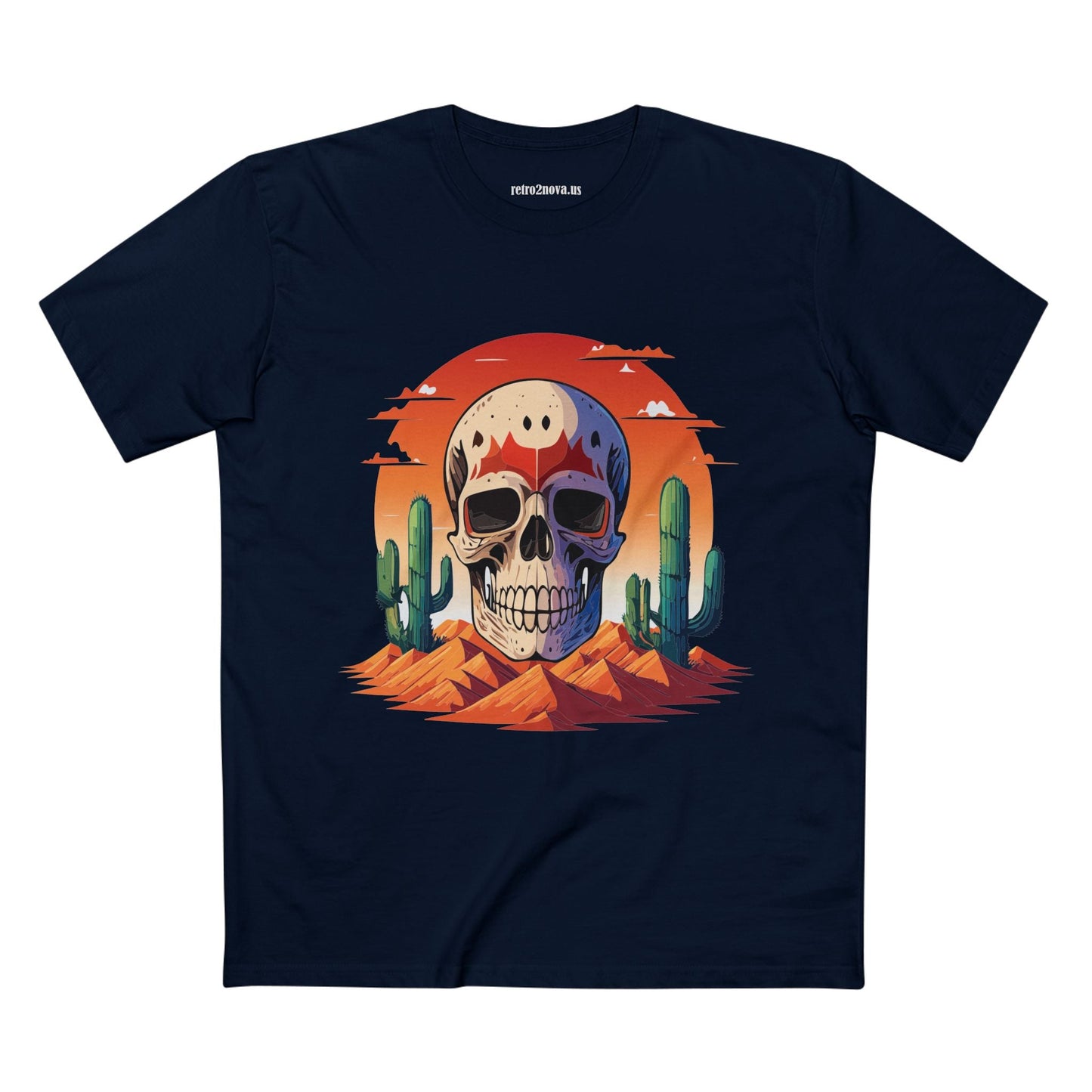 Skull Shirt Unisex Skeleton Tee With Original Art Design Premium Cotton Retro2Nova Art Collection