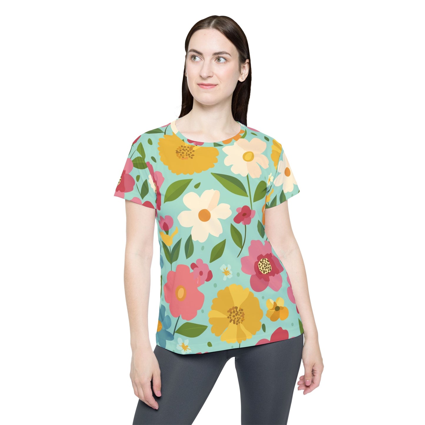 Floral Print Shirt, Shirt with Flowers