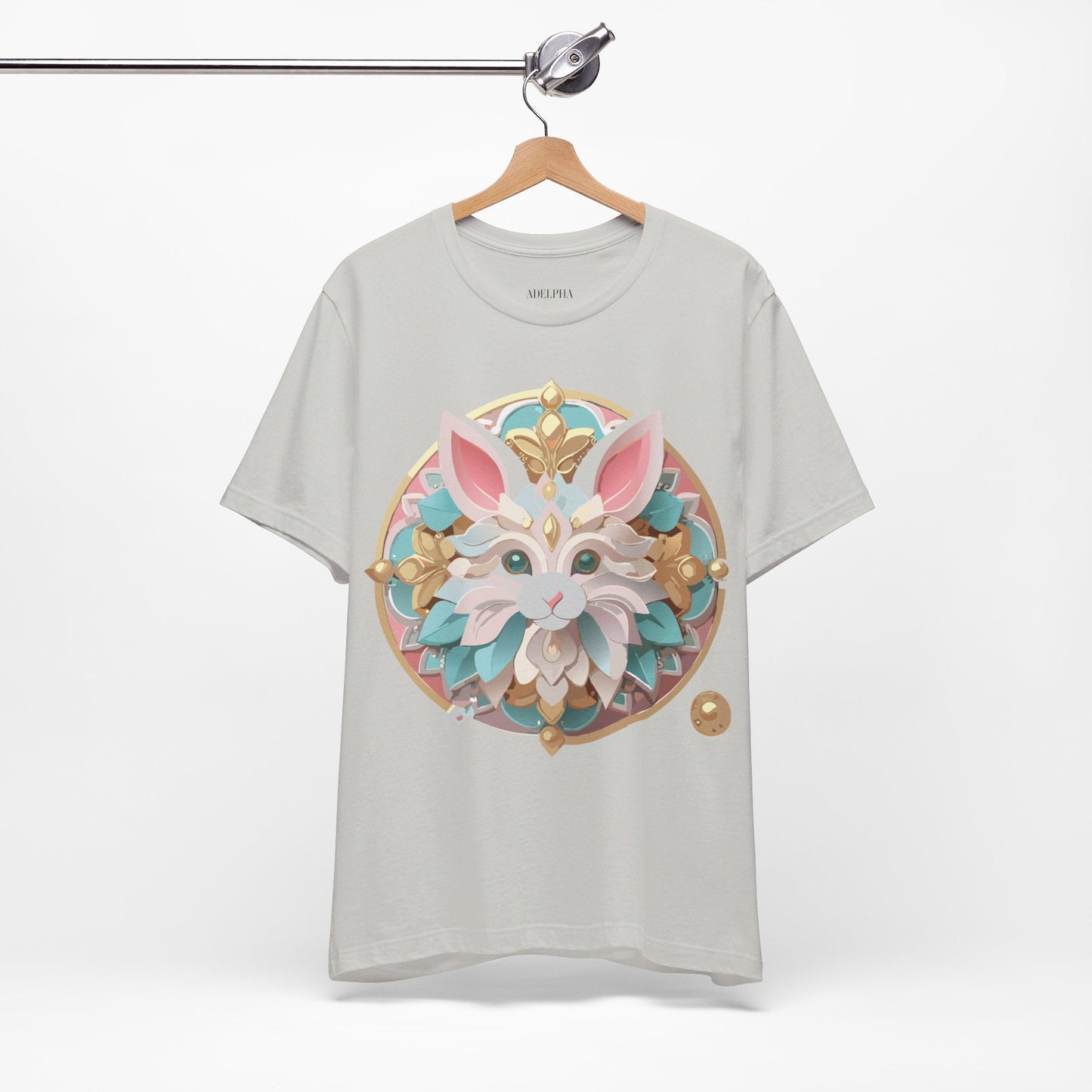 Medallion Graphic Unisex 100 Cotton Vintage Animal Medal Artwork Tee 88