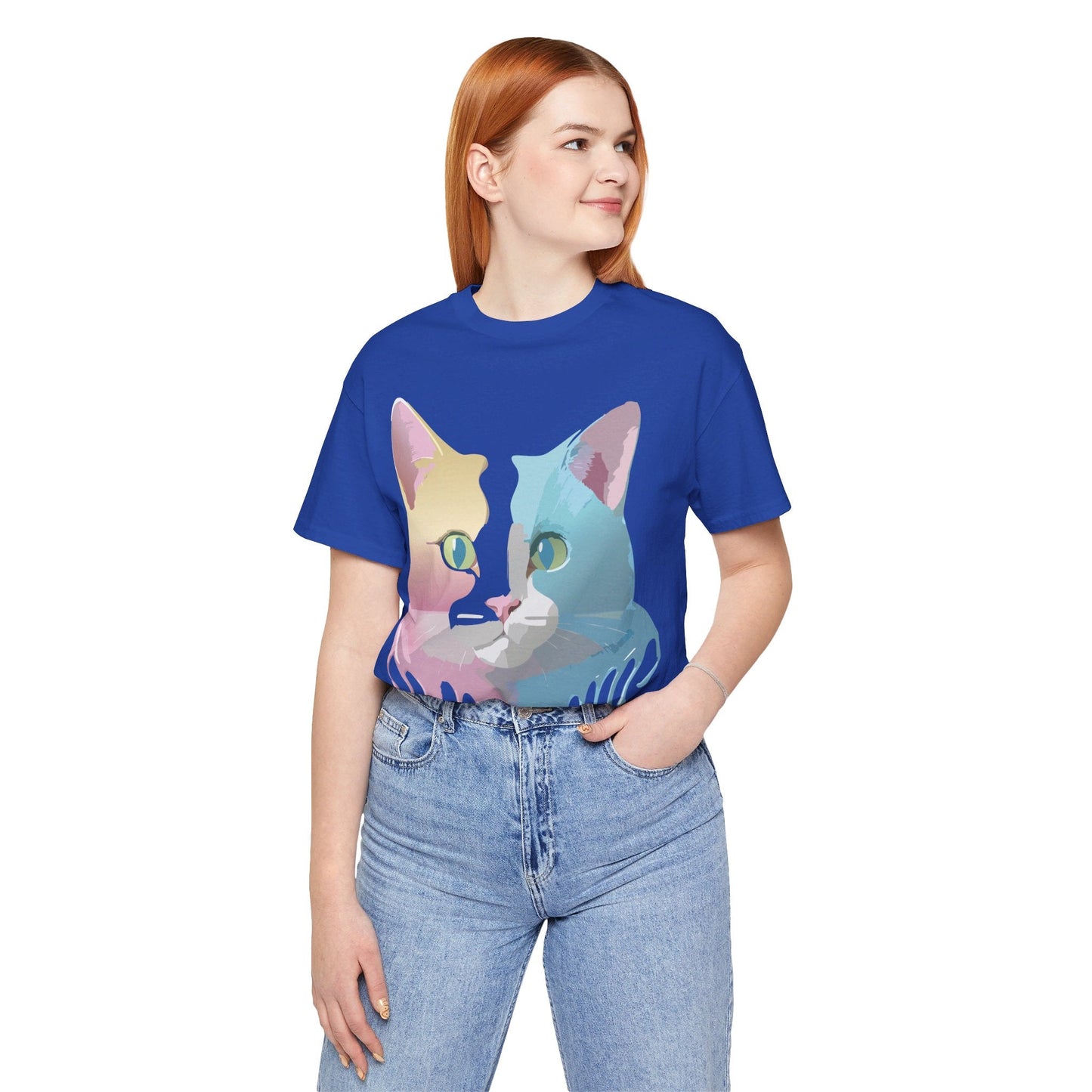 Cat Graphic Tee Unisex Vintage Inspired Shirt By Adelpha Limited Edition