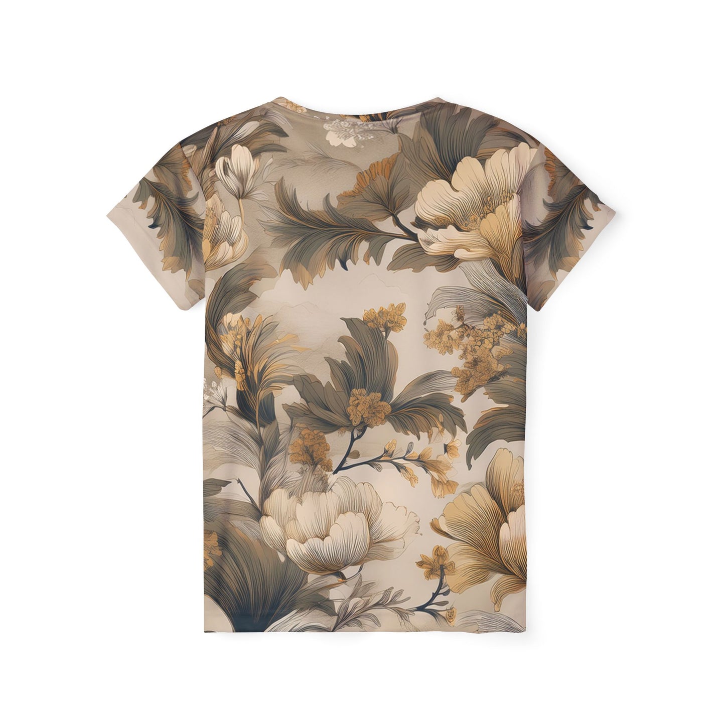 Women Poly Shirt with Floral Print F350