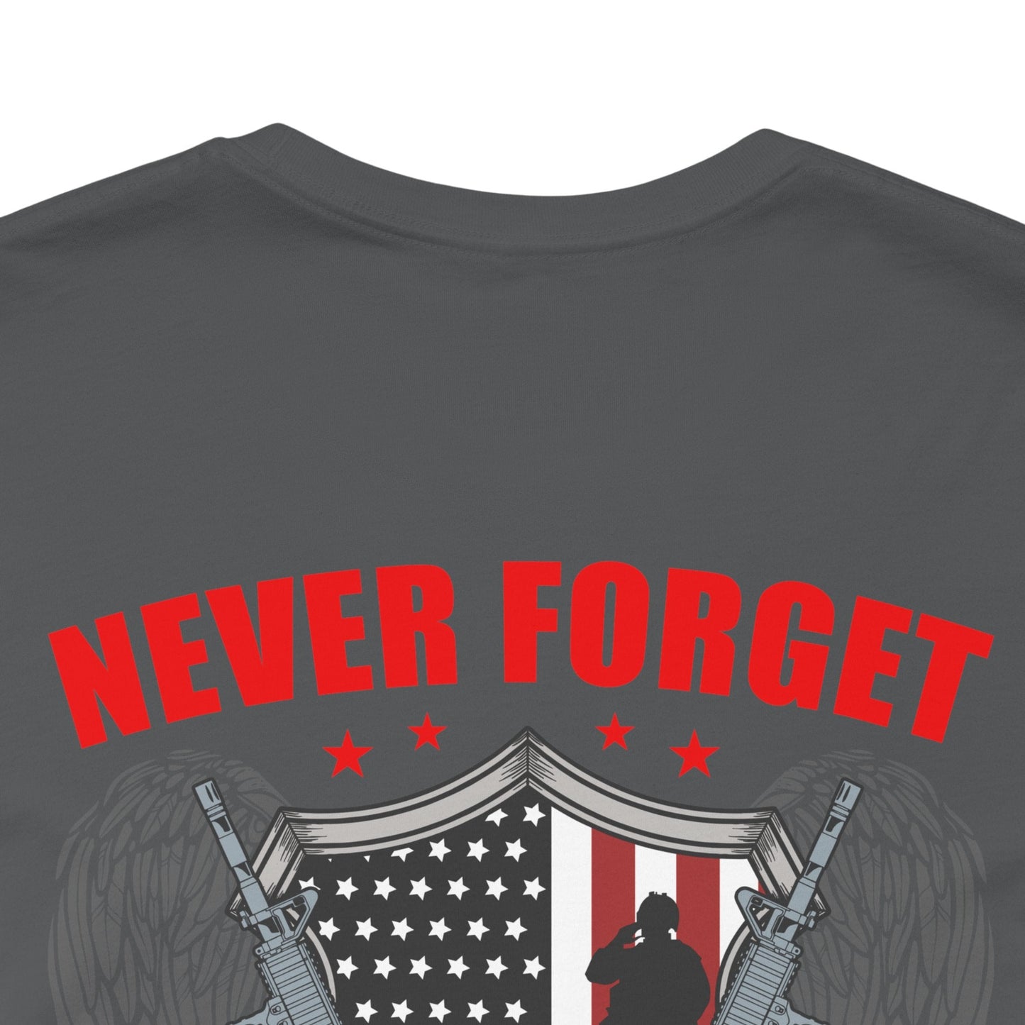 Army Veteran Patriotic Graphic Design Unisex Cotton T-Shirt v39