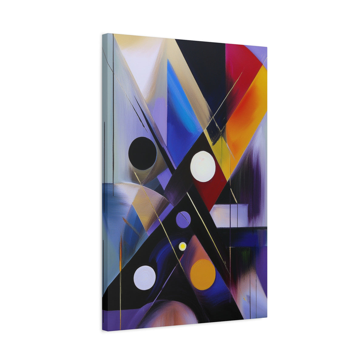 Colors Abstract Painting Print Canvas 20x24,20x30,24x30, 24x32,24x36,30x40, 32x48,36x48,40x60 Pine-Wood Inner Frame ABS-35