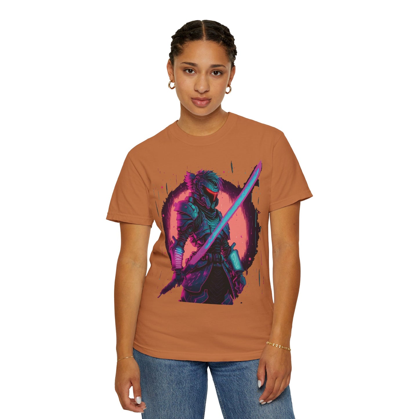 Unisex T-shirt with Knight in Armor