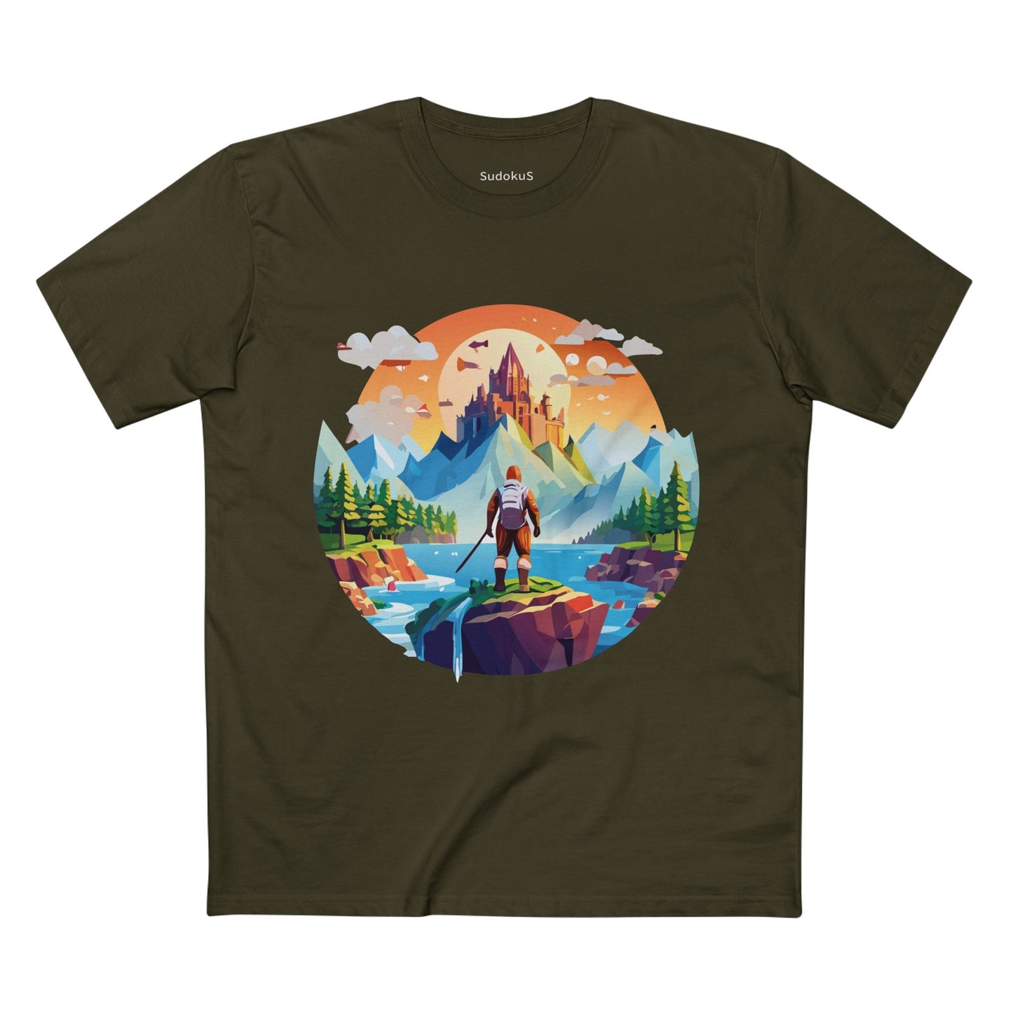 Adventures Graphic Unisex 100 Cotton Staple Tee 6
